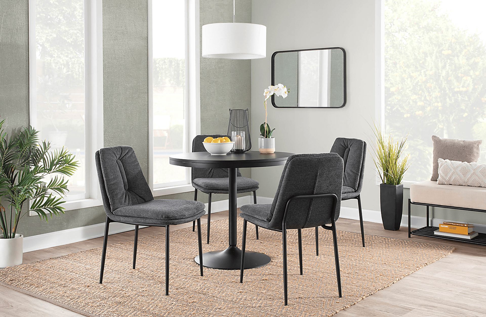 Kraemar Charcoal Side Chair, Set of 2 - Image 13