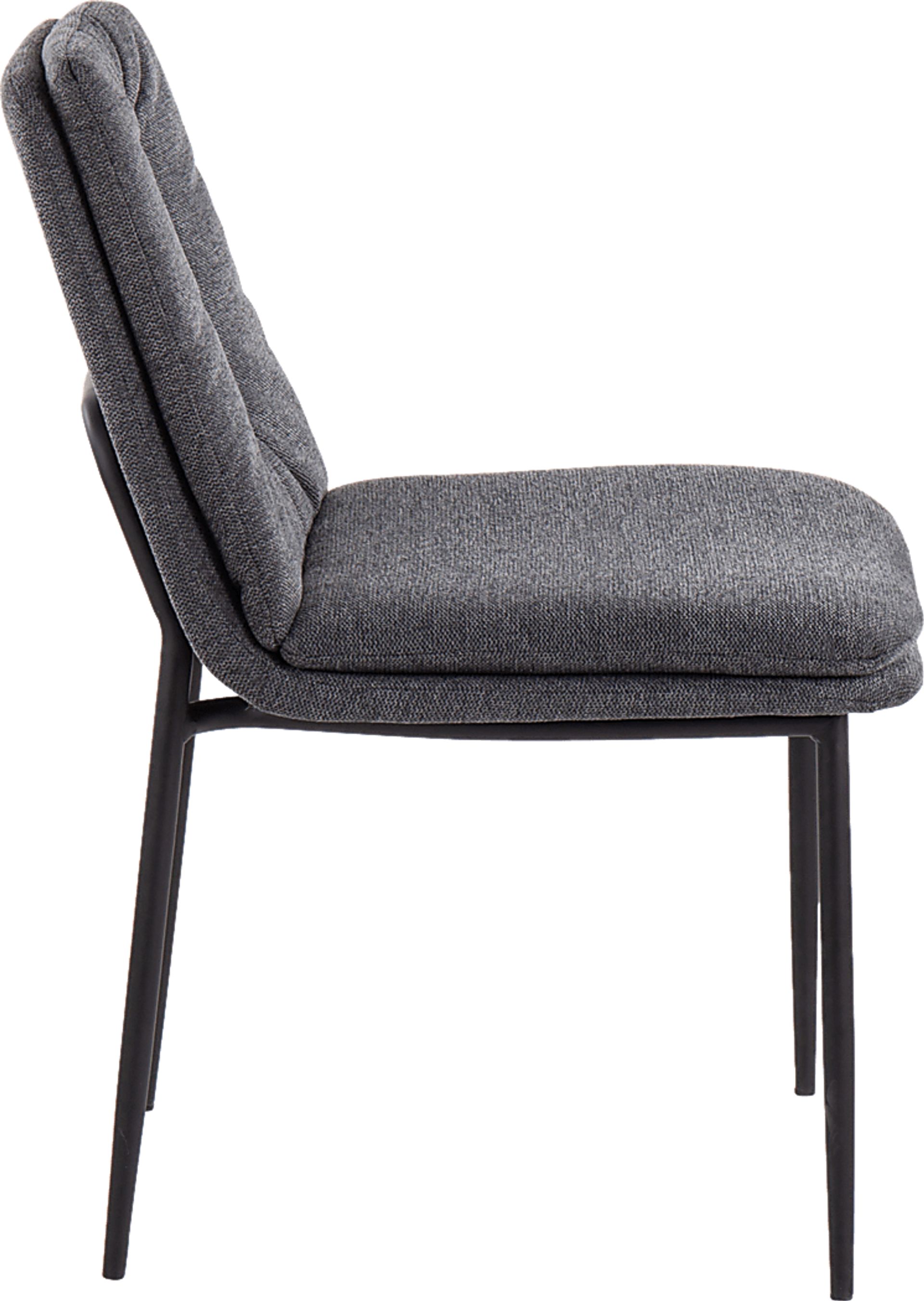 Kraemar Charcoal Side Chair, Set of 2 - Image 3