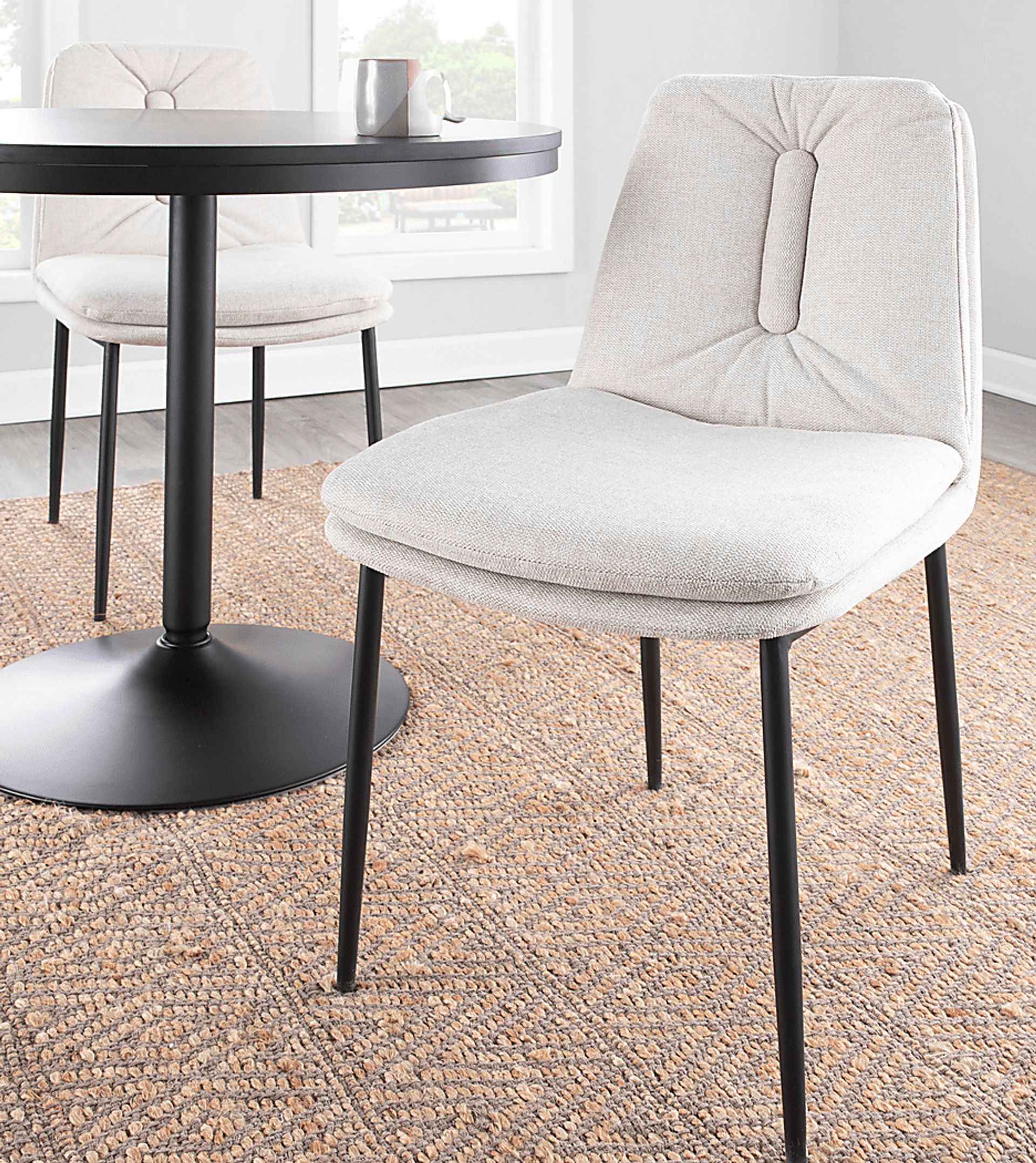 Kraemar Cream Side Chair, Set of 2 - Image 12
