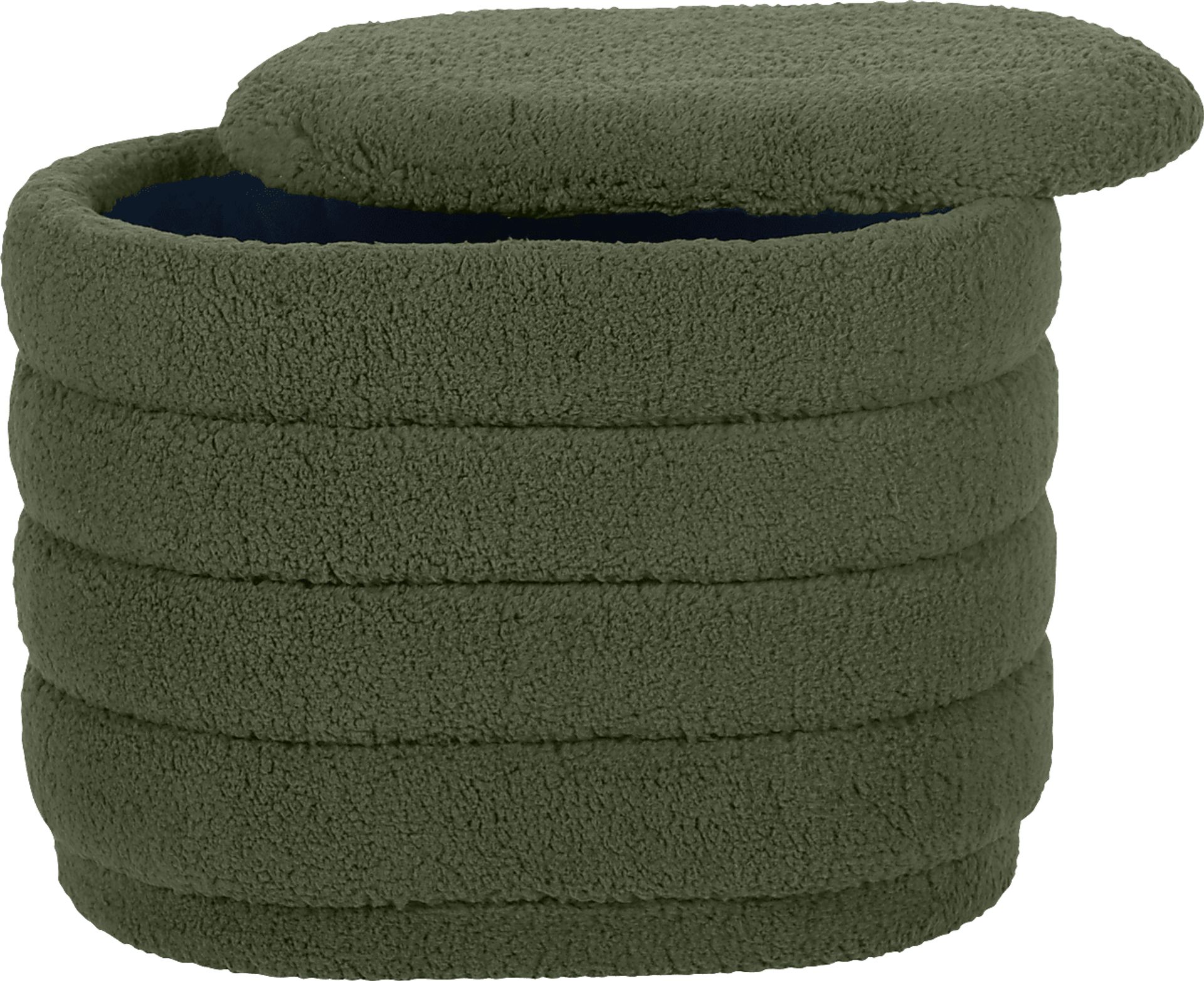 Kraftile II Green Storage Ottoman - Image 8