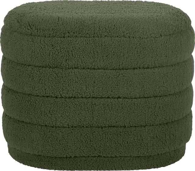 Kraftile II Green Storage Ottoman - Thumbnail - Image 1