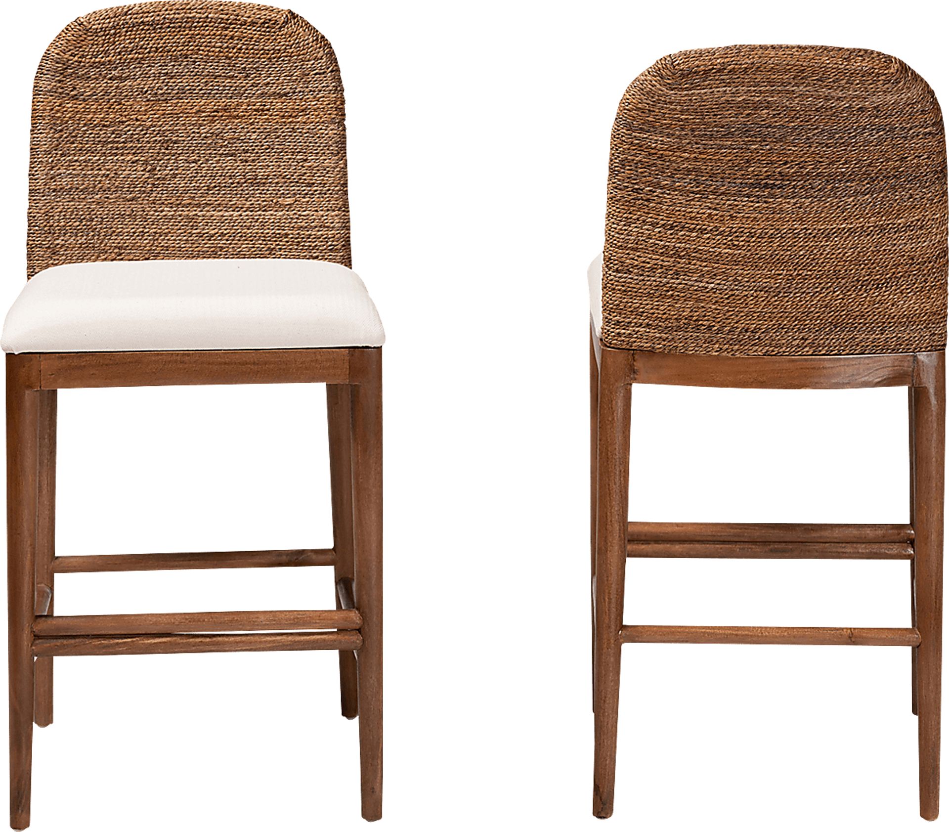 Krakue Brown Counter Stool, Set of 2 - Image 3