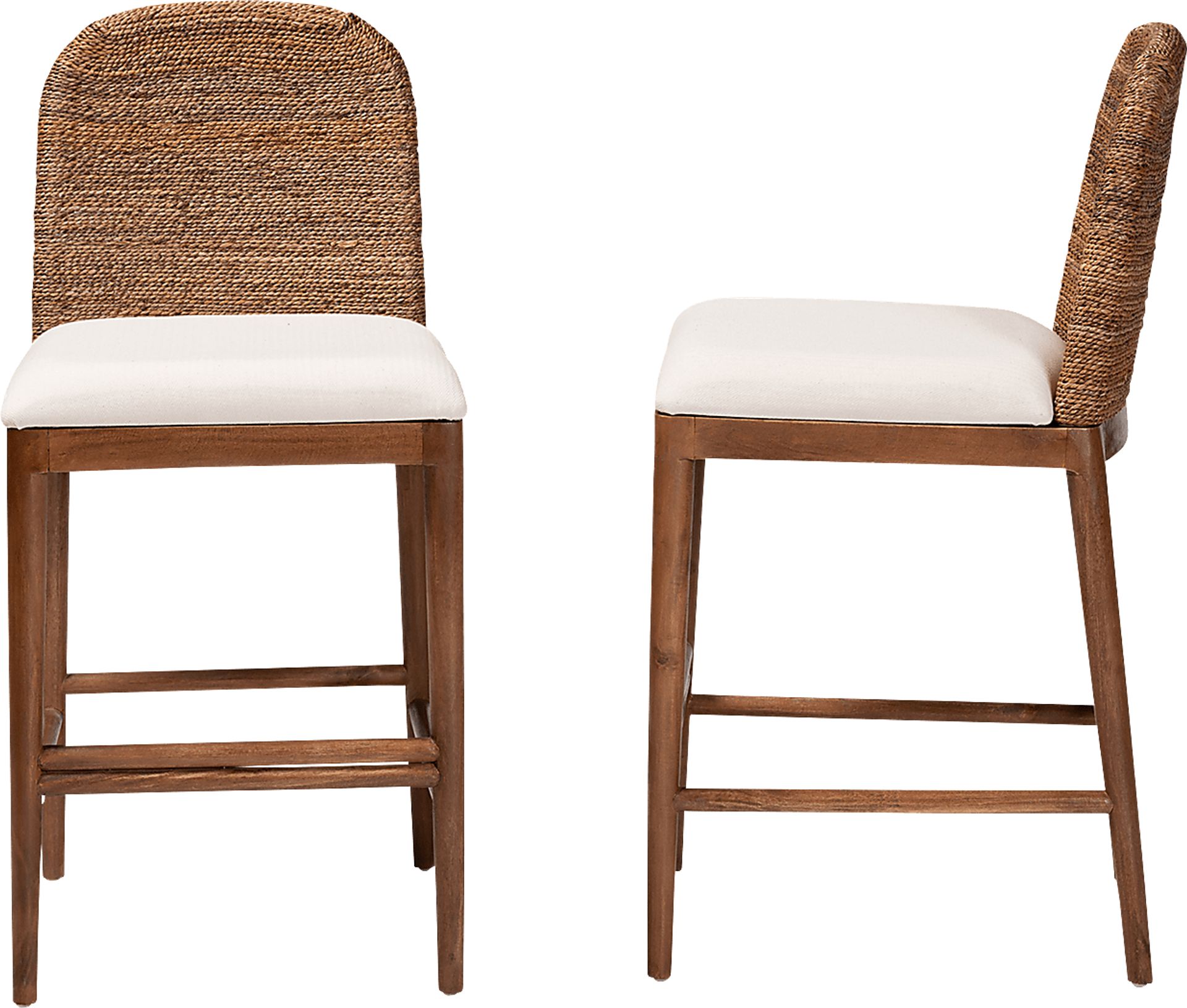 Krakue Brown Counter Stool, Set of 2 - Image 4