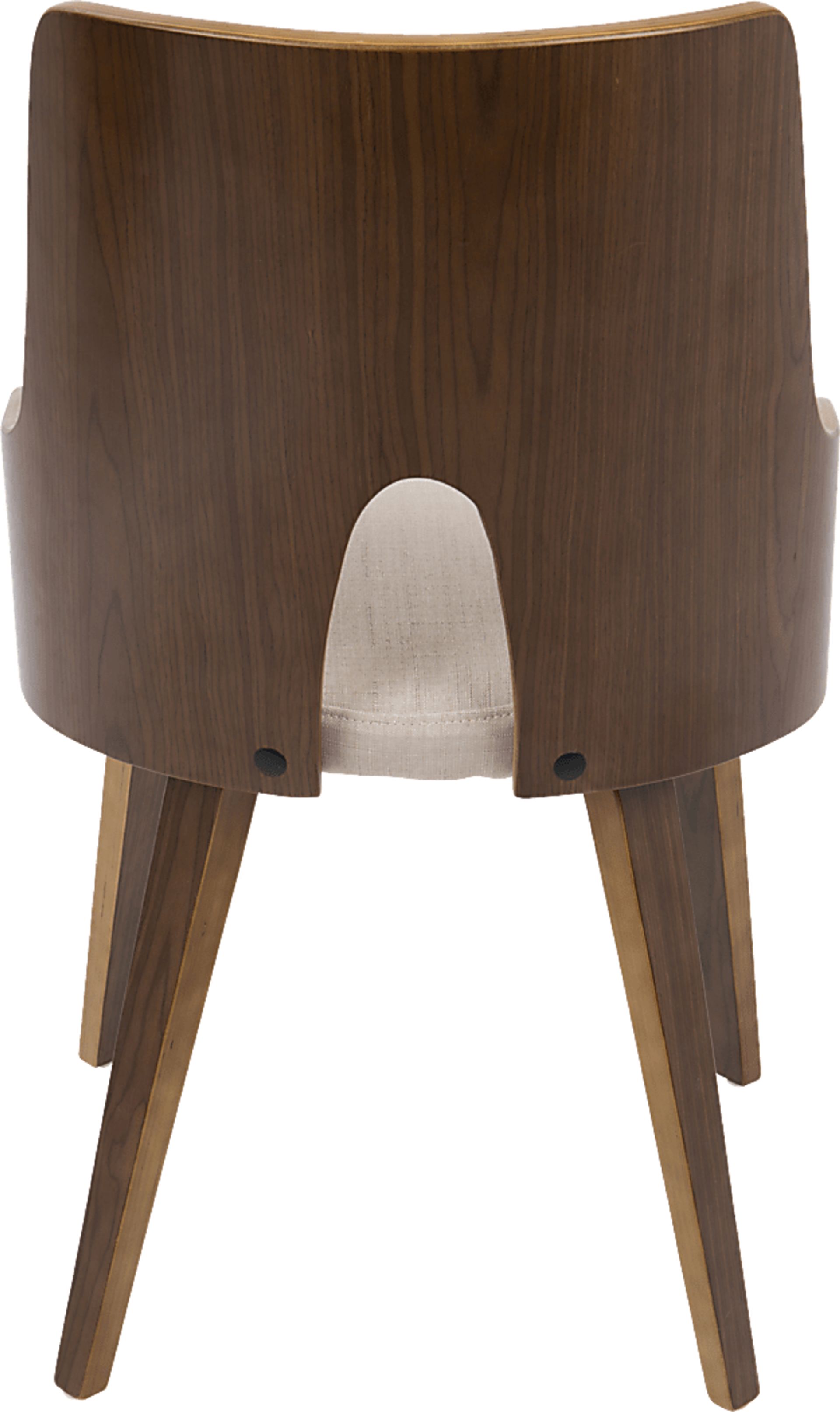 Krameria Walnut 3 Pc  Square Dining Set with Glass Top - Image 4