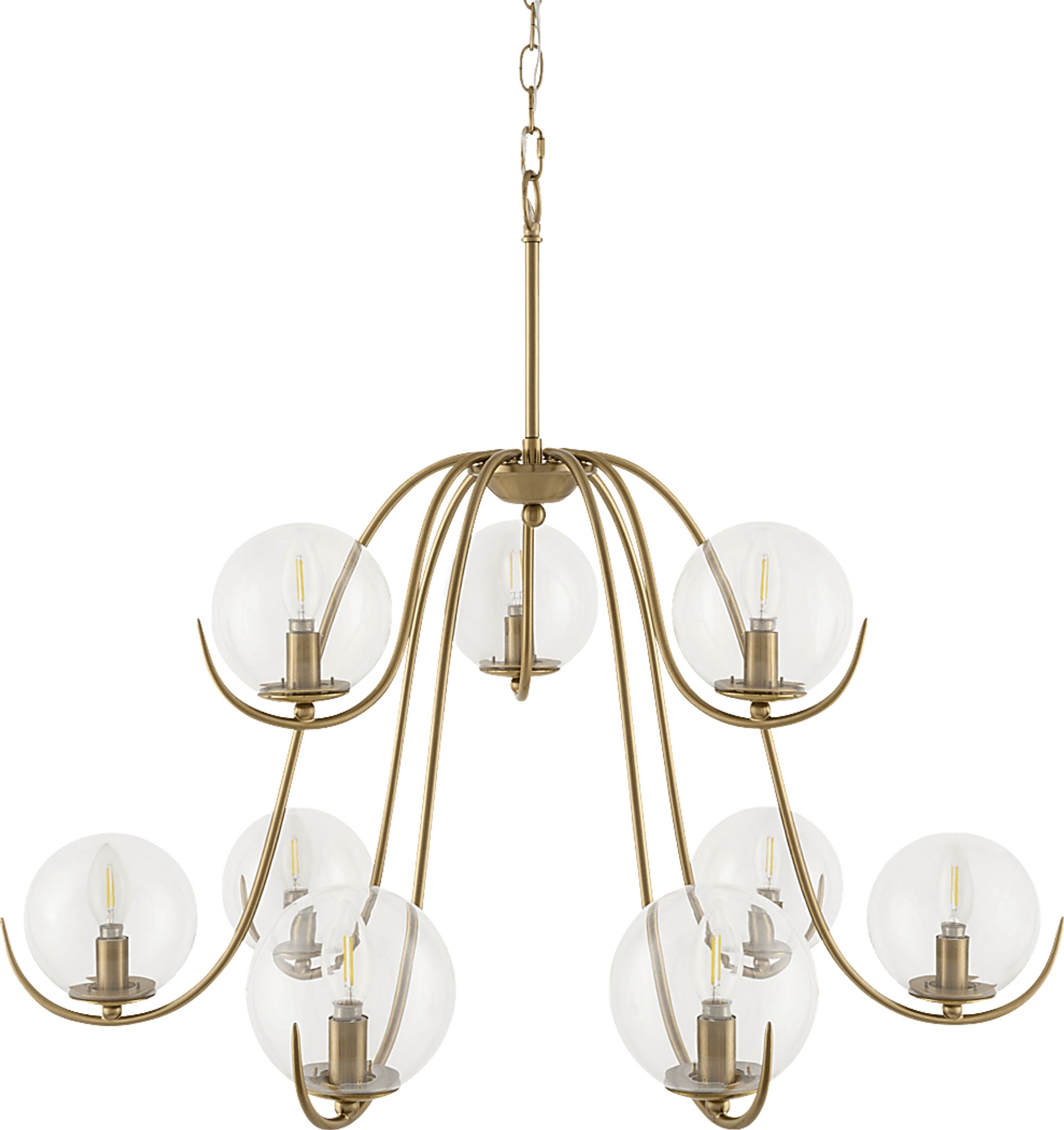 Kresge Boulevard Gold Chandelier - Image 1