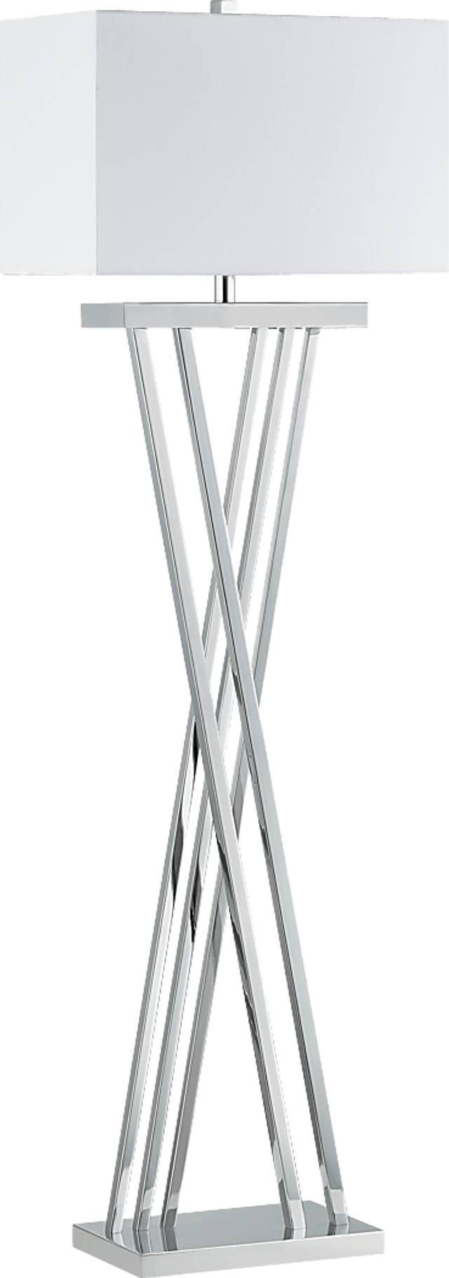 Kriftel Silver Floor Lamp - Thumbnail - Image 1