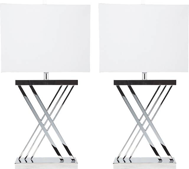 Kriftel Silver Table Lamps, Set of 2 - Thumbnail - Image 1
