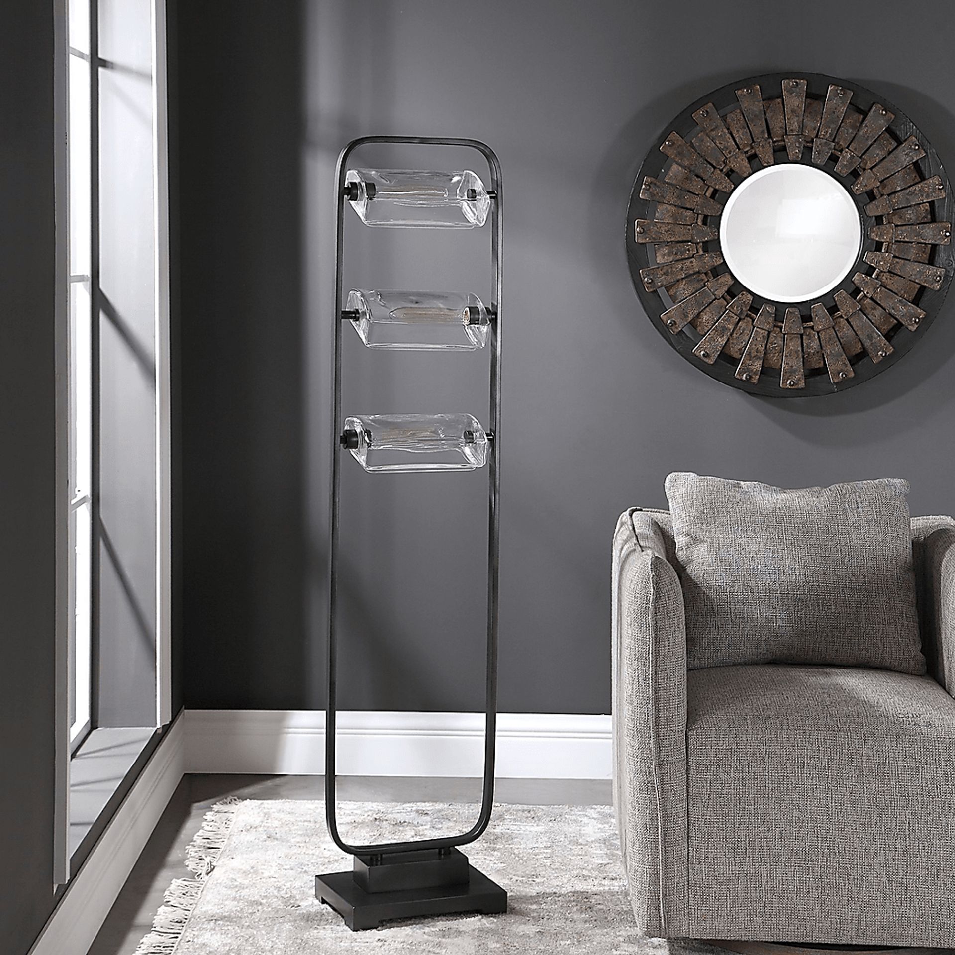 Kris Court Bronze Lamp - Image 4