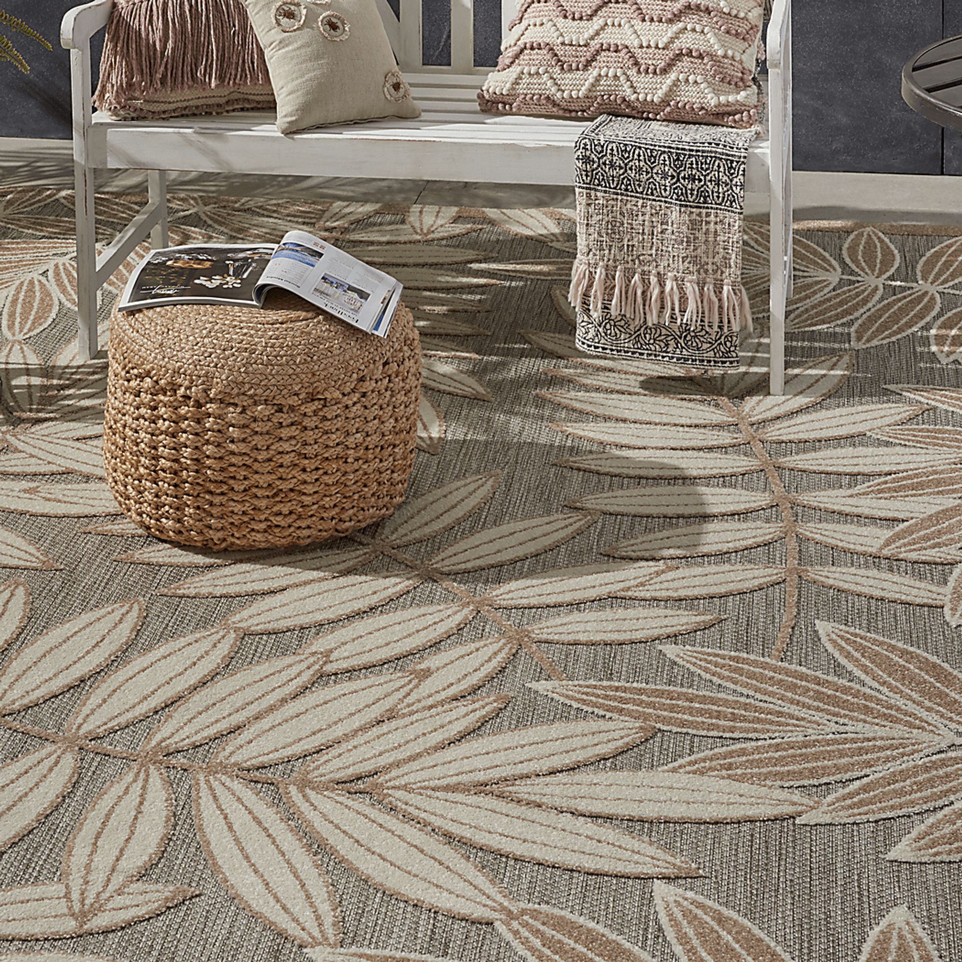 Krisiel Cream 8' x 11' Indoor/Outdoor Rug - Image 12
