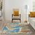 Krisiel Ivory/Multi 5'3 x 7'5 Indoor/Outdoor Rug