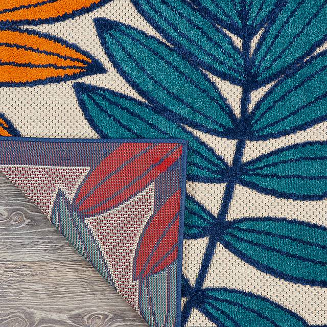 Krisiel Multi 5' x 8' Indoor/Outdoor Rug - Thumbnail - Image 4