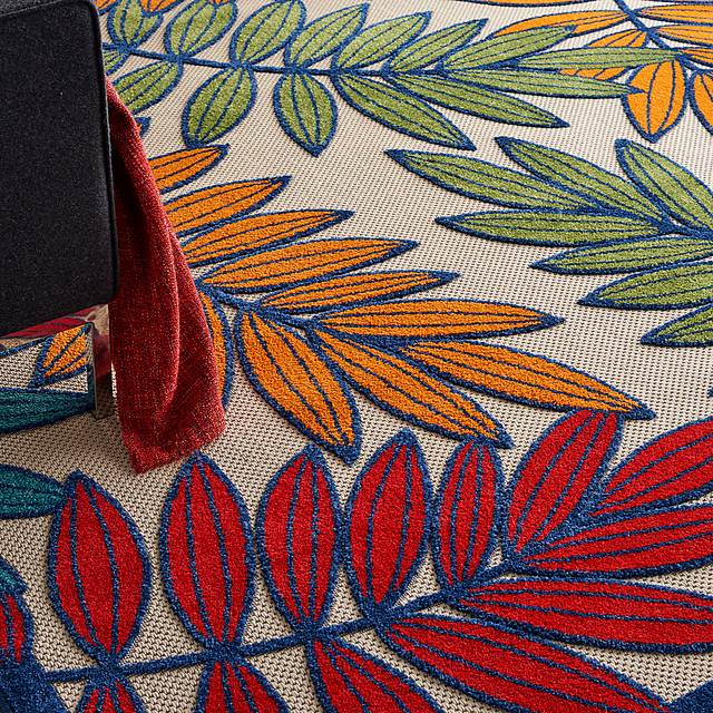 Krisiel Multi 5' x 8' Indoor/Outdoor Rug - Thumbnail - Image 6