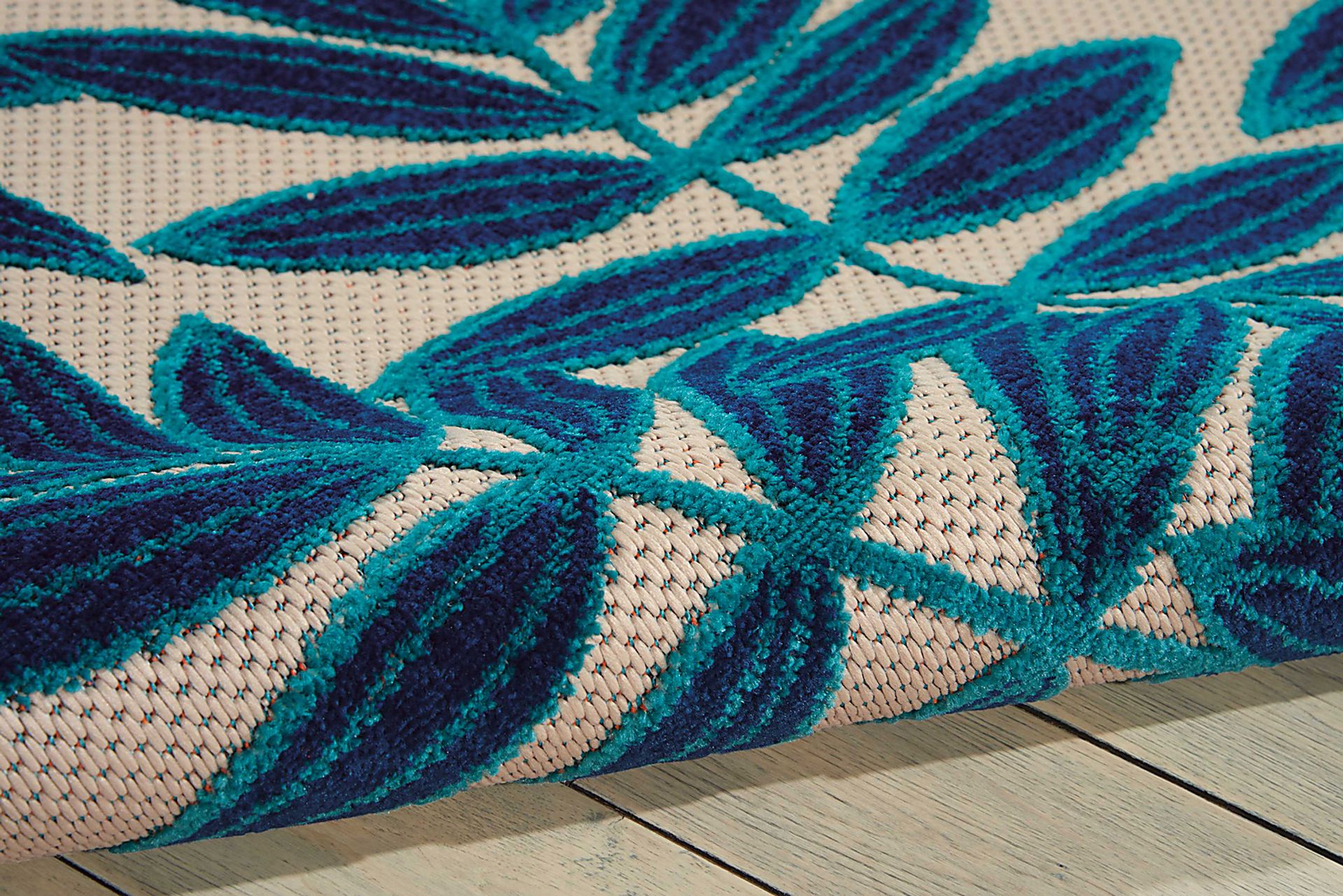 Krisiel Navy 5' x 8' Indoor/Outdoor Rug - Image 3