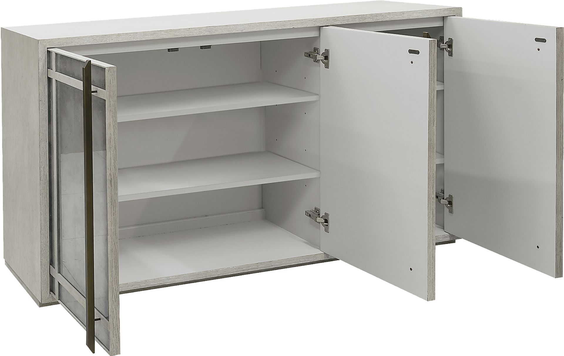 Krisma Gray Credenza - Image 4
