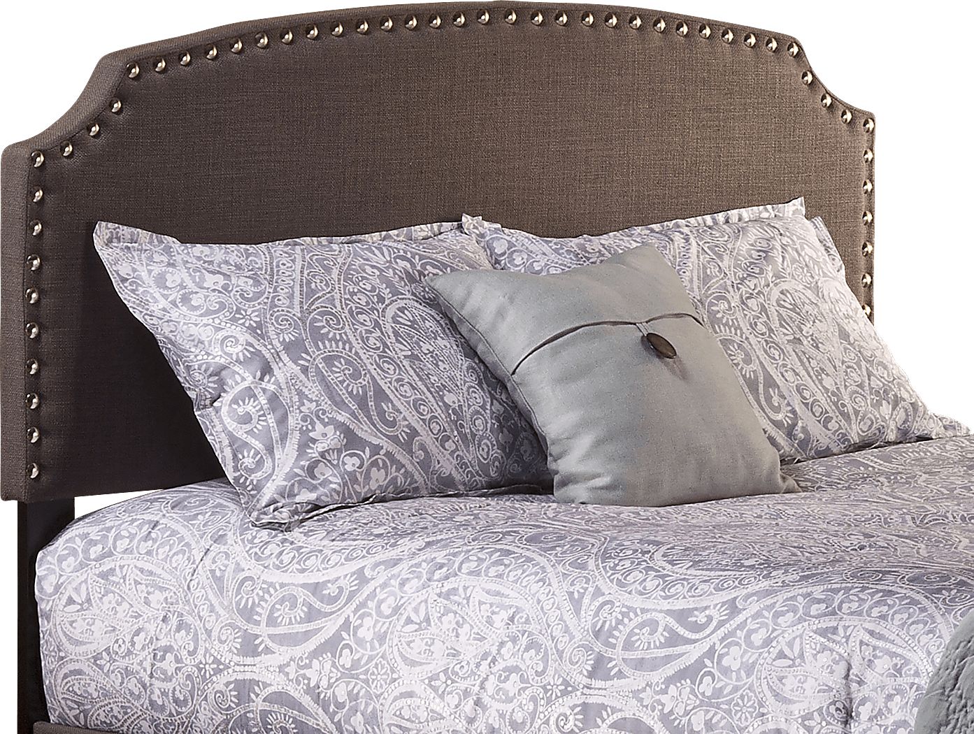 Krisron Gray Queen Upholstered Headboard Rooms To Go