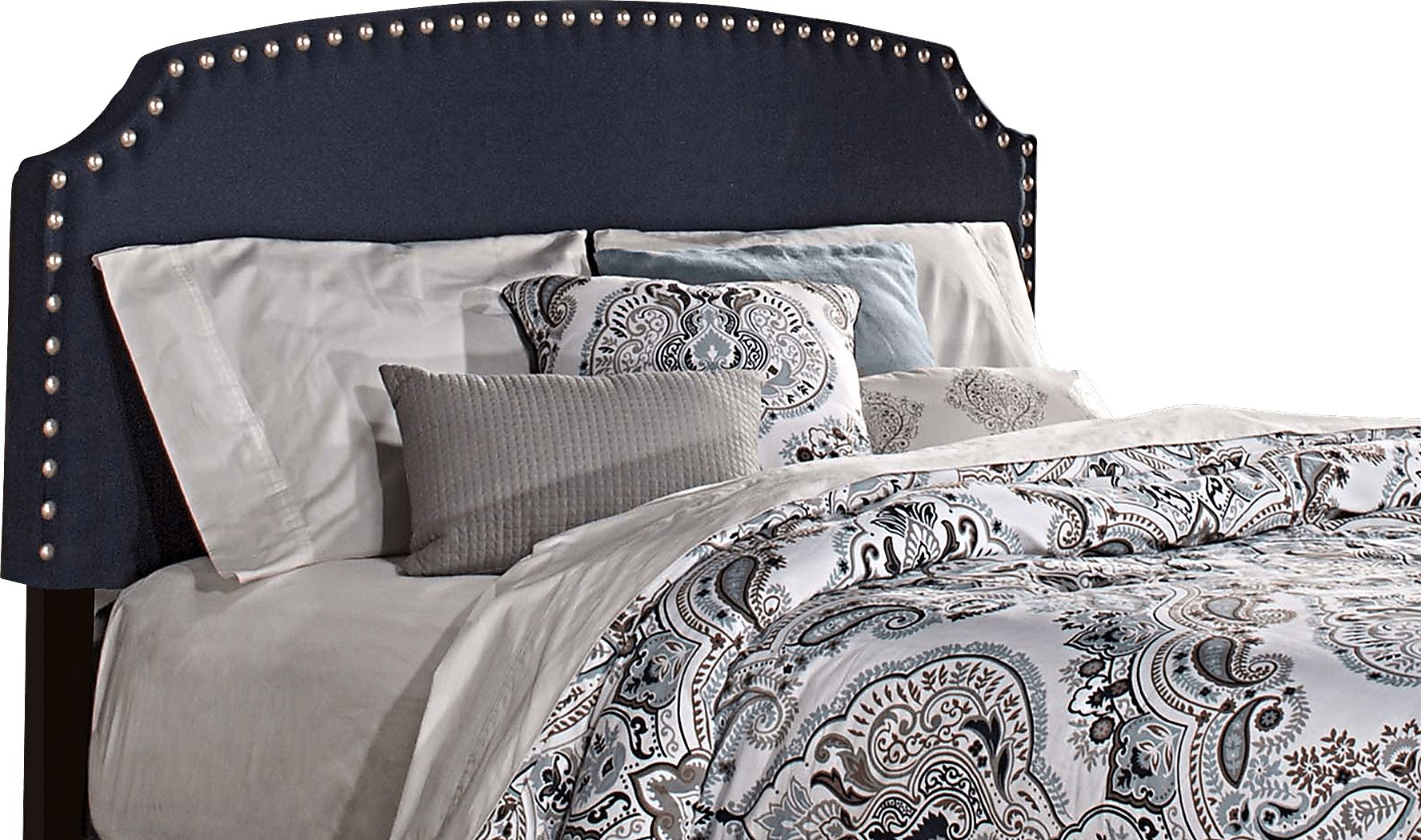 Krisron Navy Full Upholstered Headboard Rooms To Go