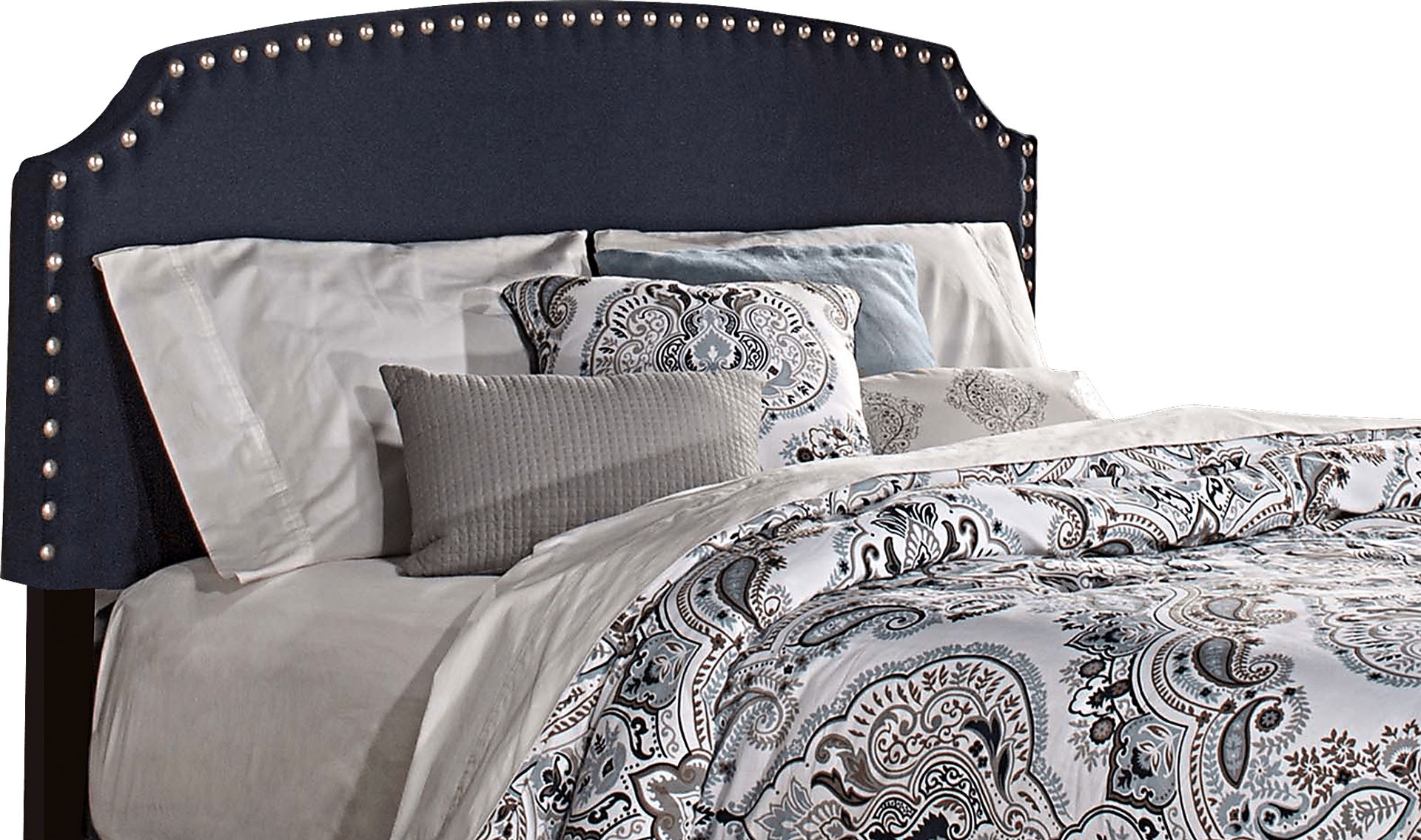 Krisron Navy Full Upholstered Headboard - Image 1