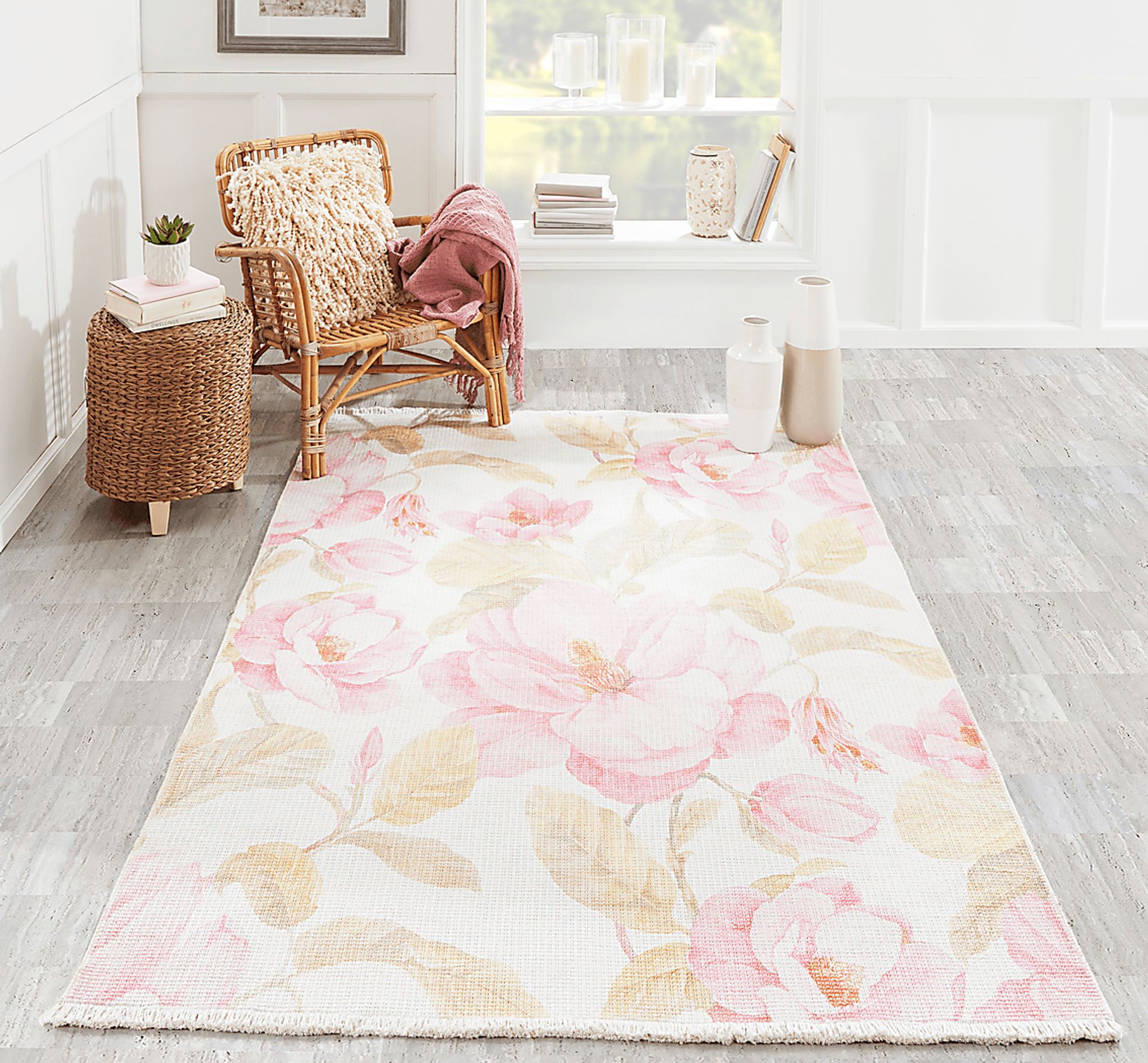 Krissa Pink 5' x 8' Rug - Image 2