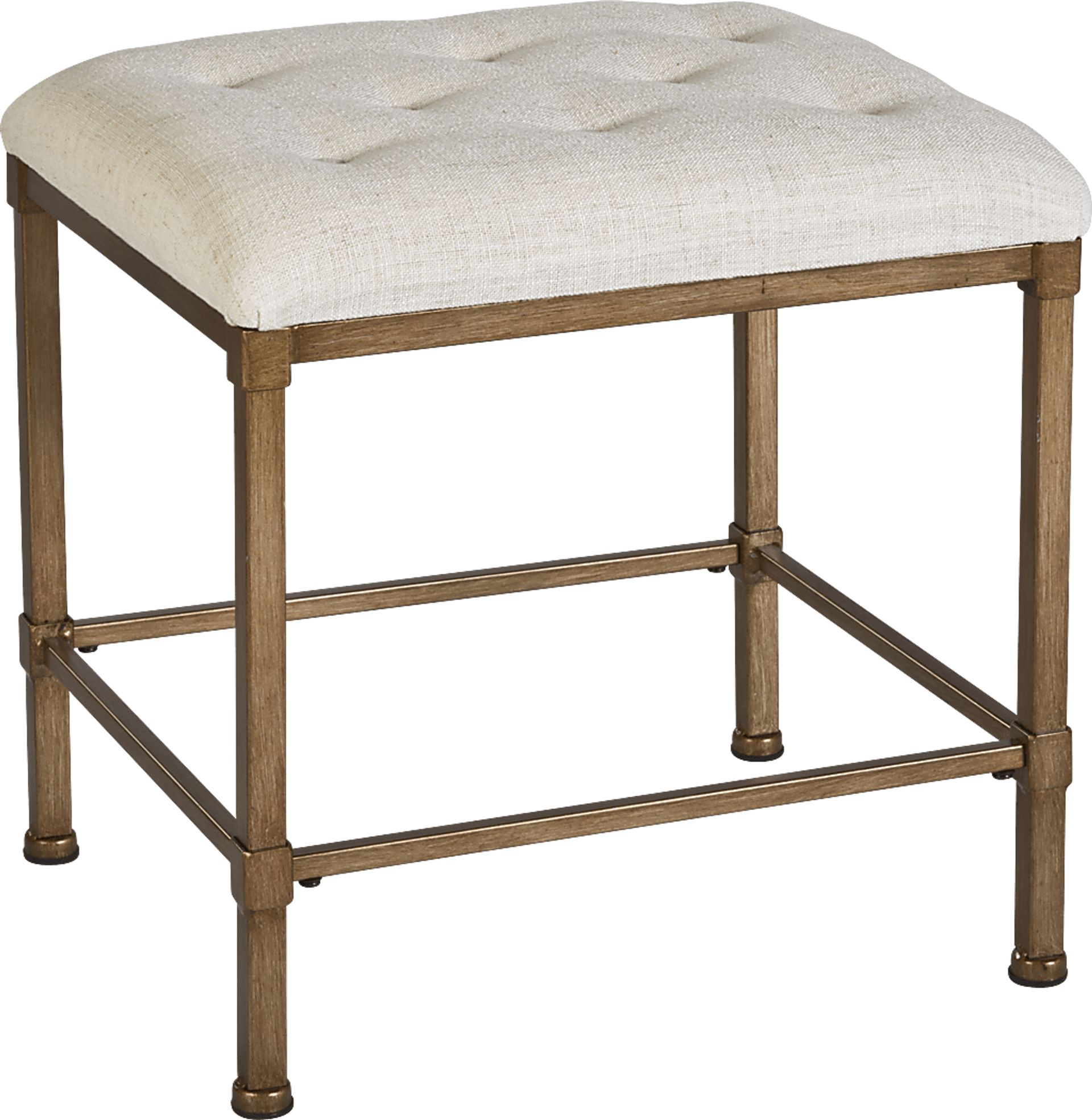 Krissy Cream Vanity Stool - Image 1