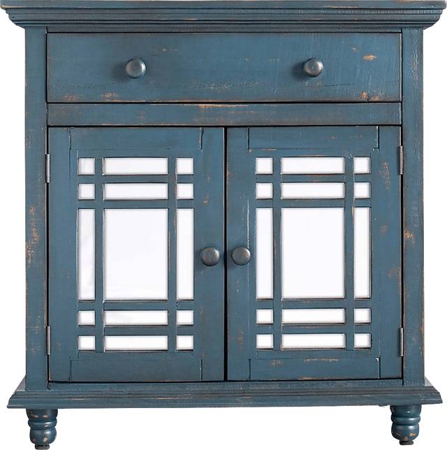 Kristansand Blue Accent Cabinet - Thumbnail - Image 3