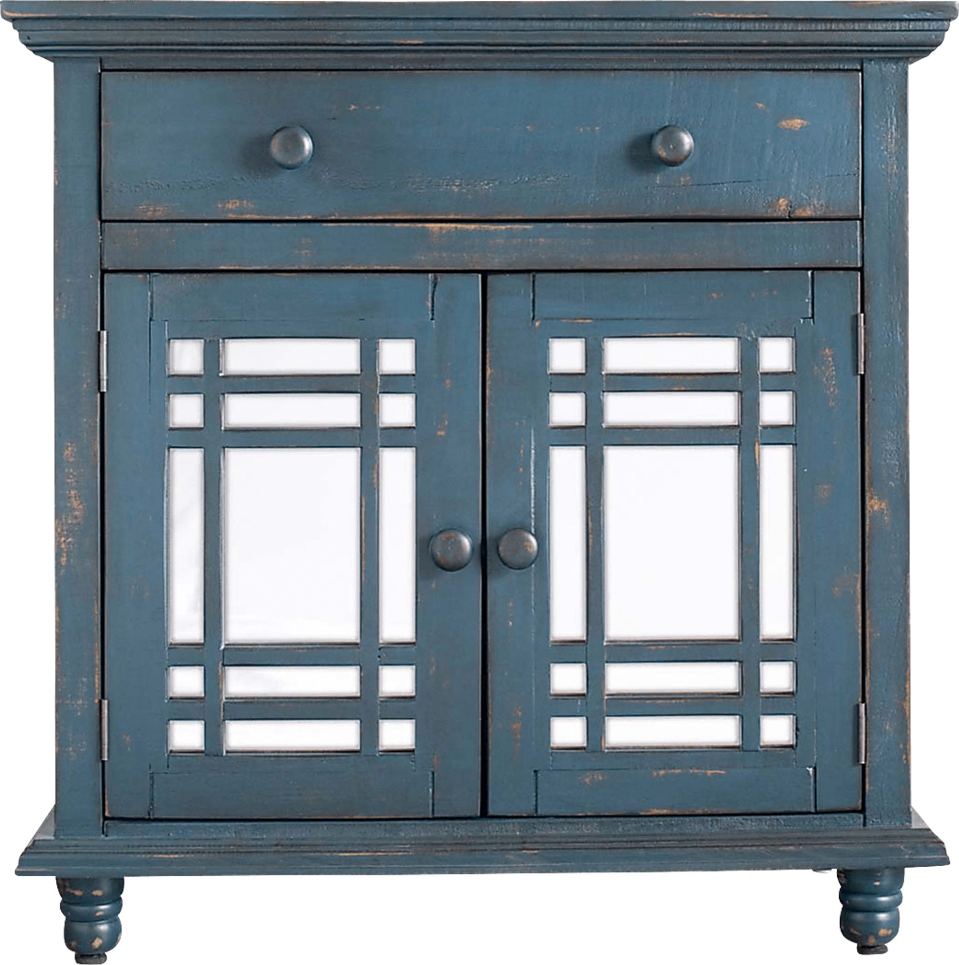 Kristansand Blue Accent Cabinet - Image 3