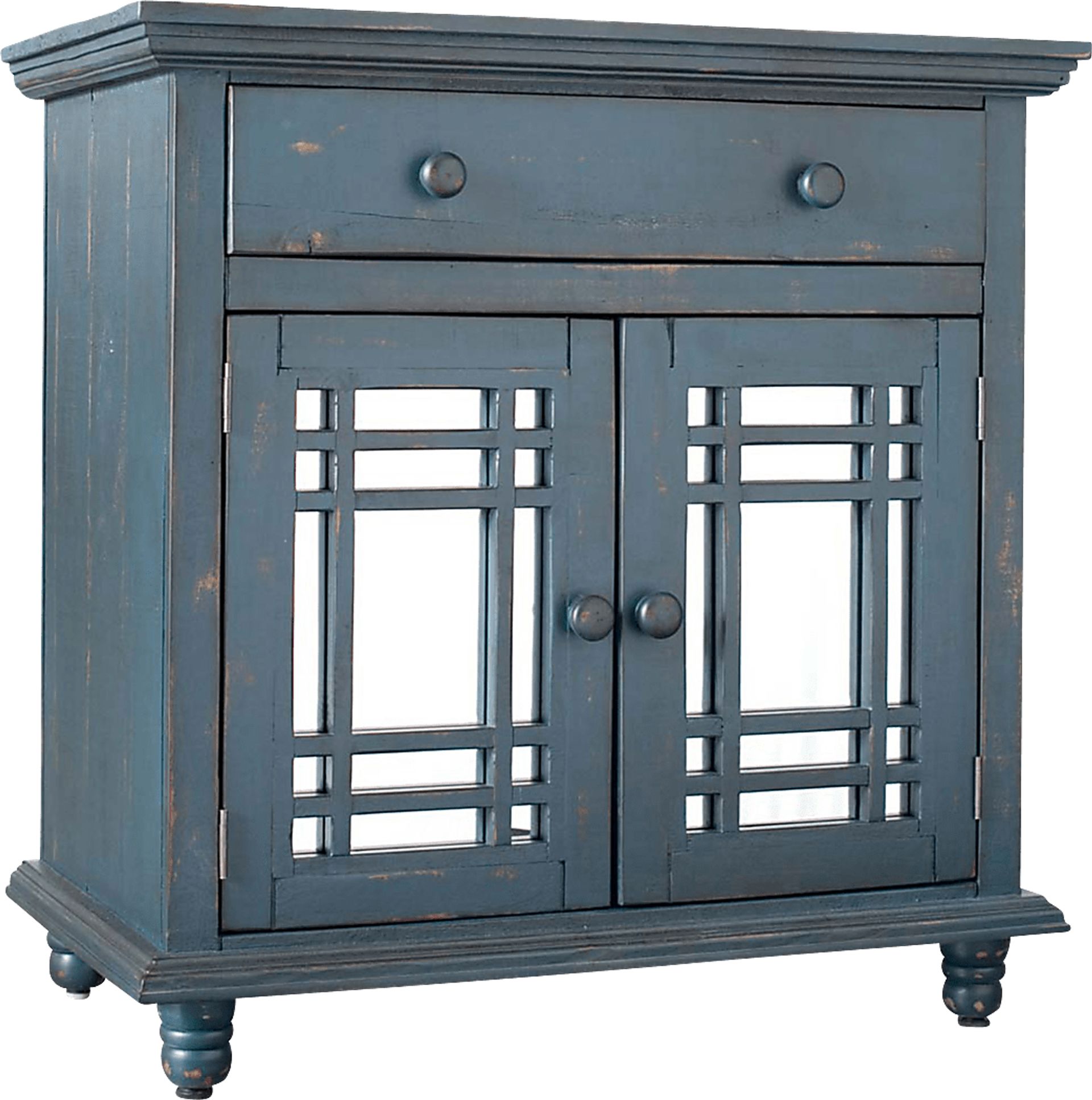 Kristansand Blue Accent Cabinet - Image 1