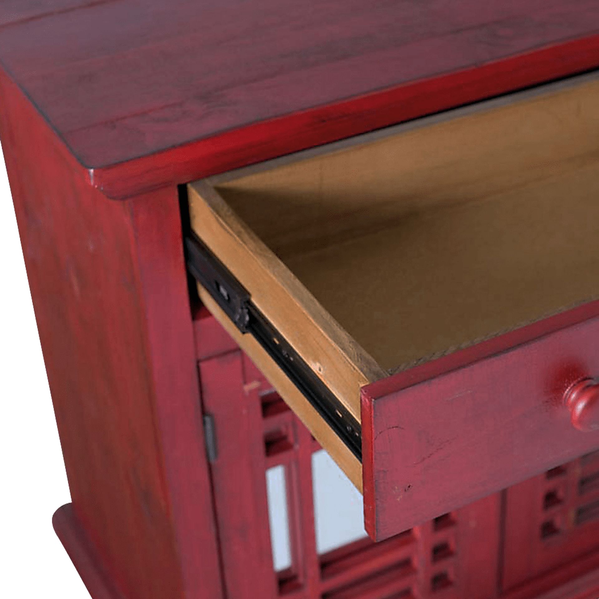 Kristansand Red Accent Cabinet - Image 6