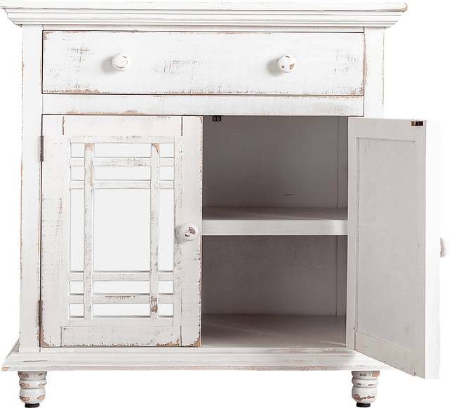 Kristansand White Accent Cabinet - Thumbnail - Image 3