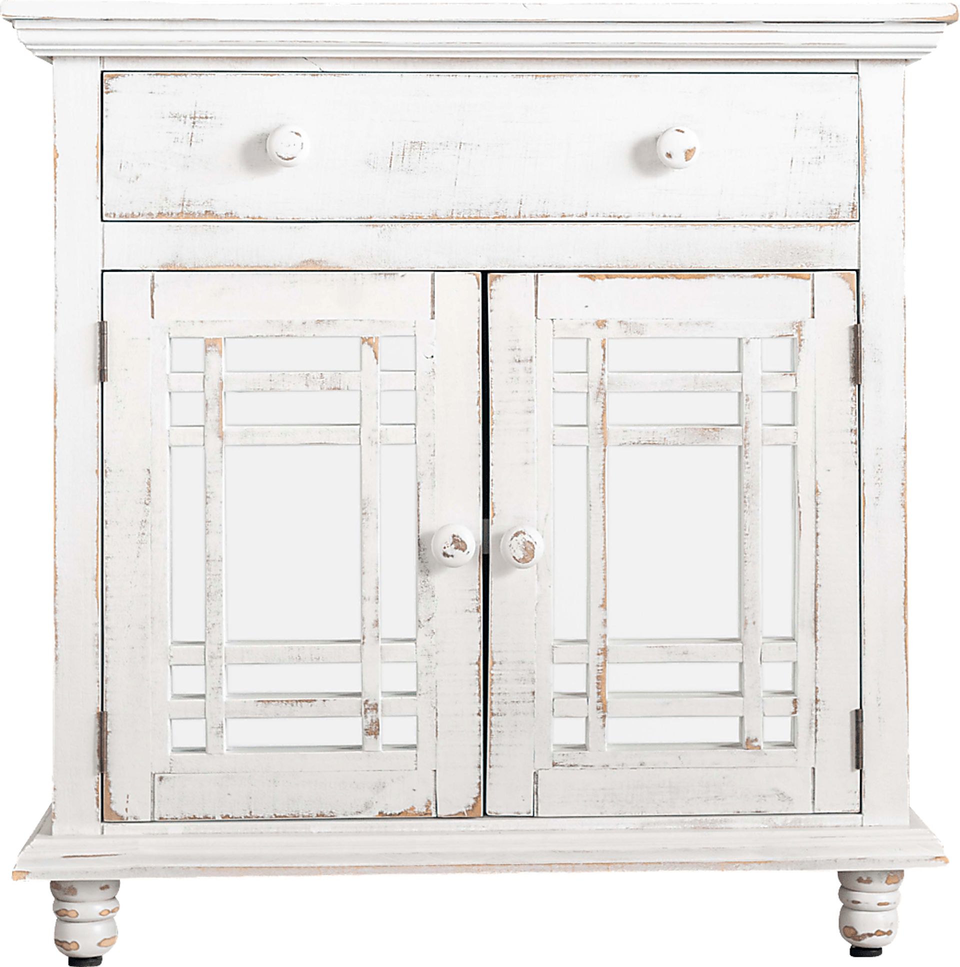 Kristansand White Accent Cabinet - Image 6
