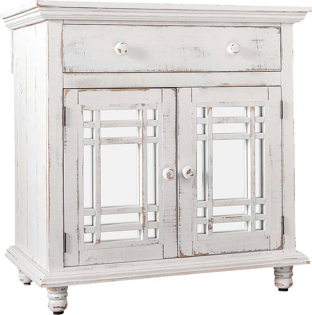 Kristansand White Accent Cabinet - Thumbnail - Image 1