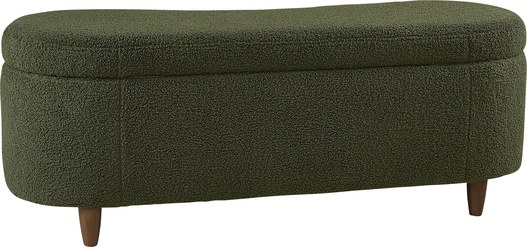 Kristencreek Green Storage Bench