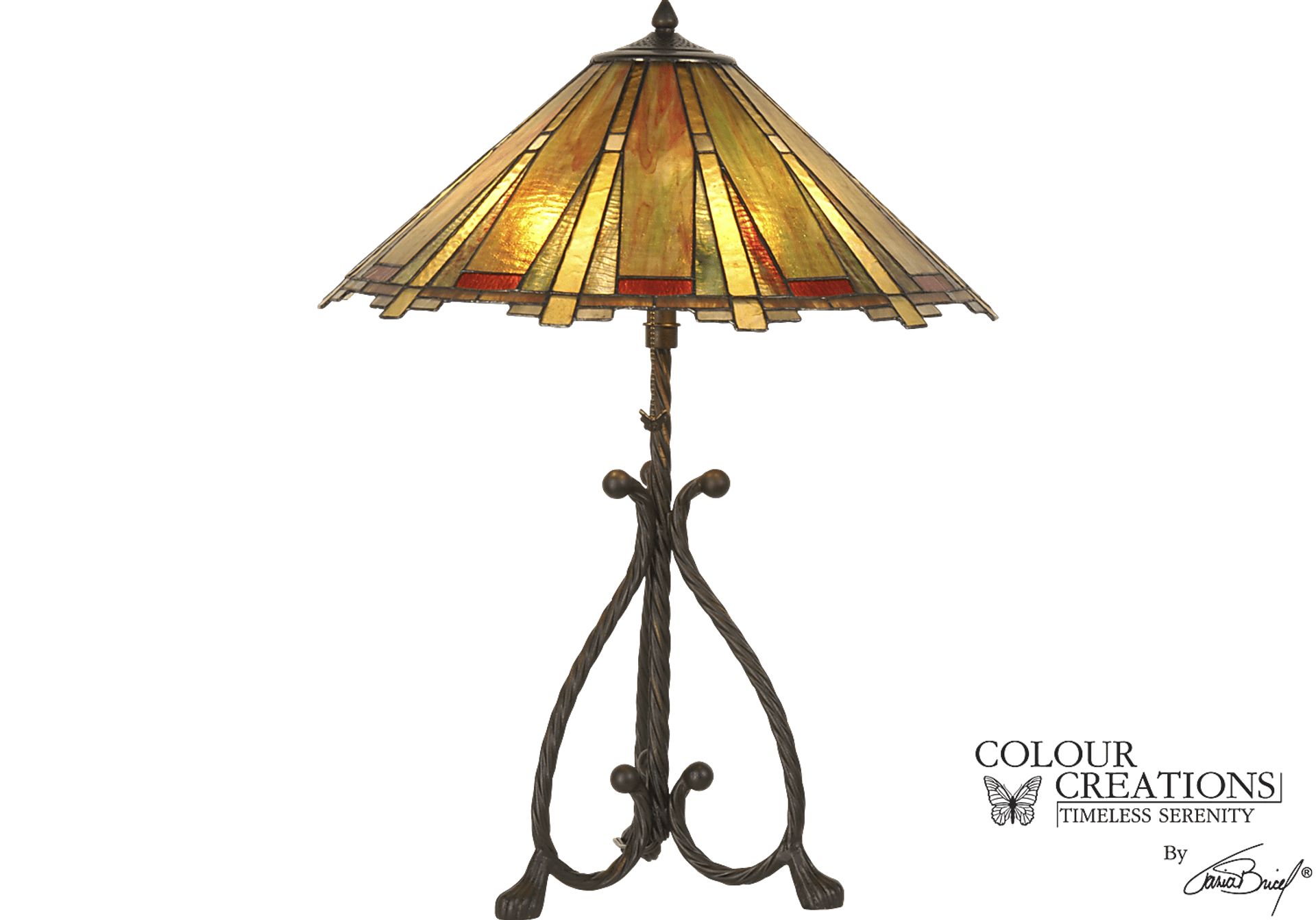 Kristie Court Tiffany Style Lamp - Image 1