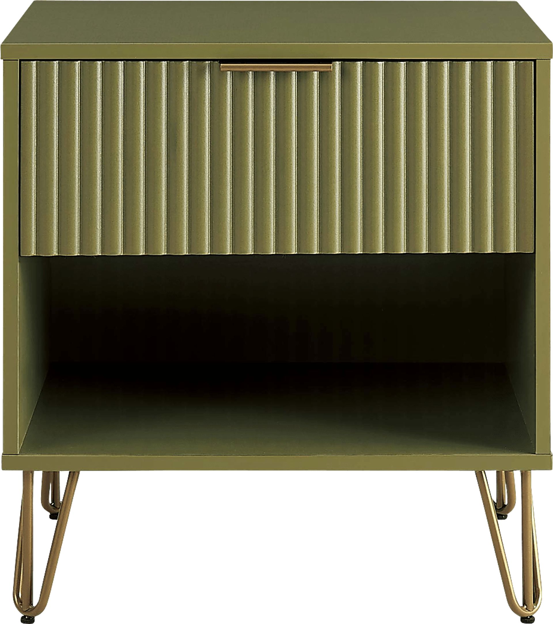 Kroc I Green Nightstand - Image 1