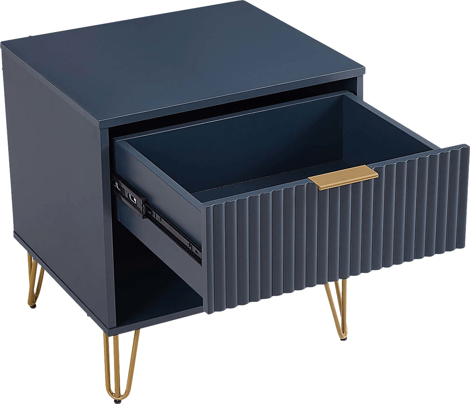 Kroc I Midnight Blue Nightstand - Image 5