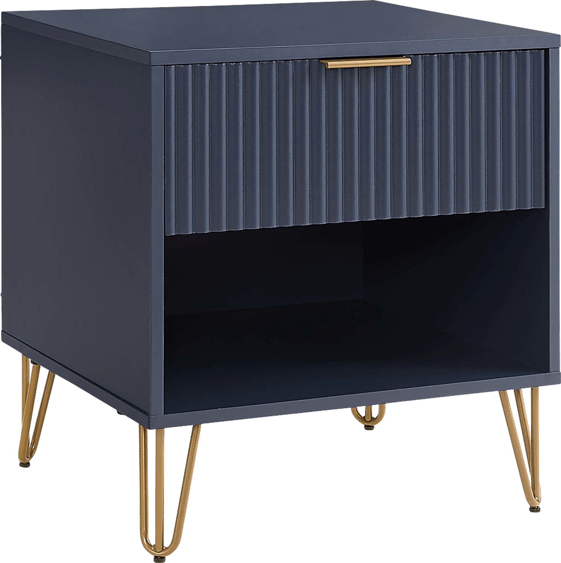 Kroc I Midnight Blue Nightstand - Image 7