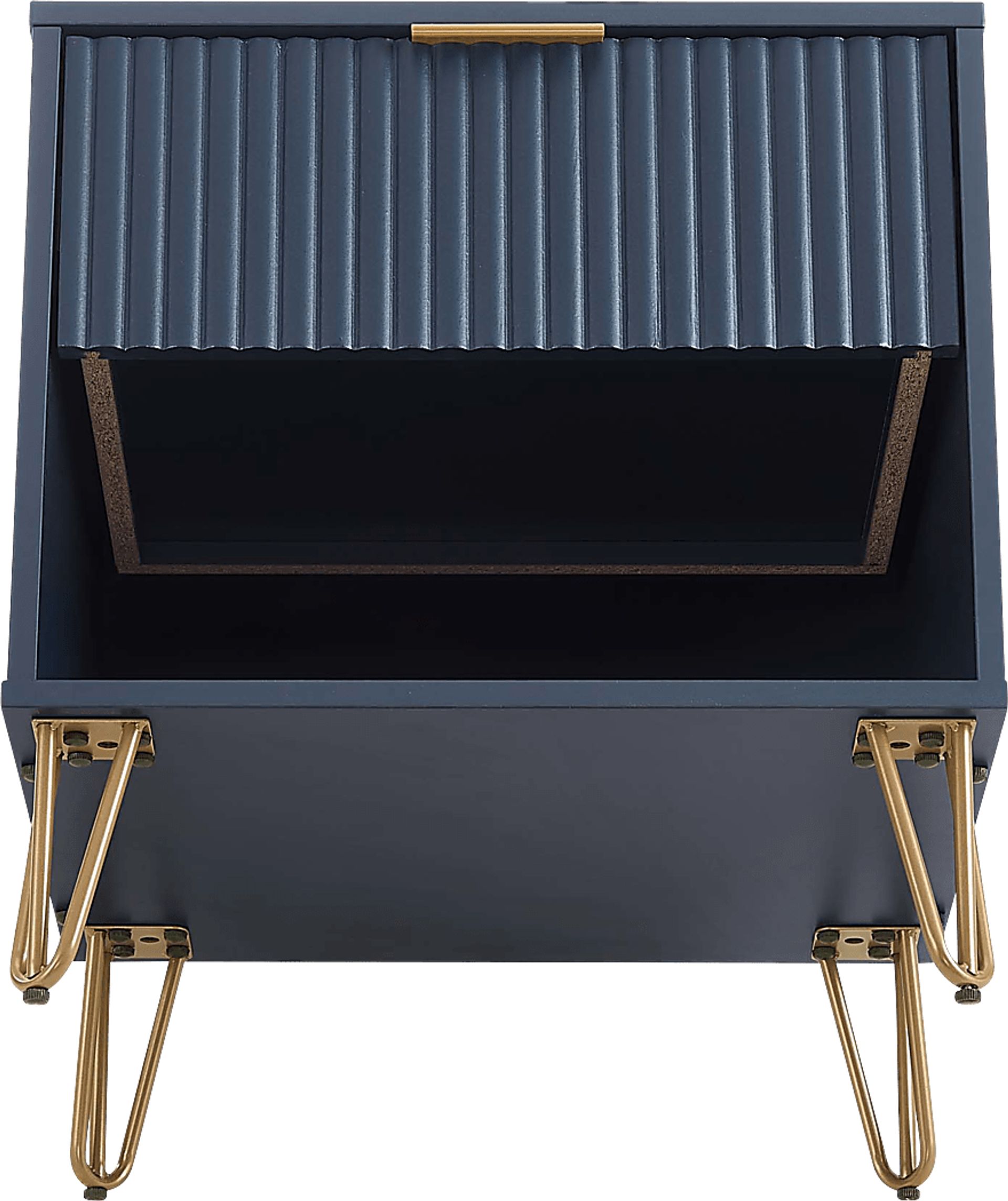 Kroc I Midnight Blue Nightstand - Image 9