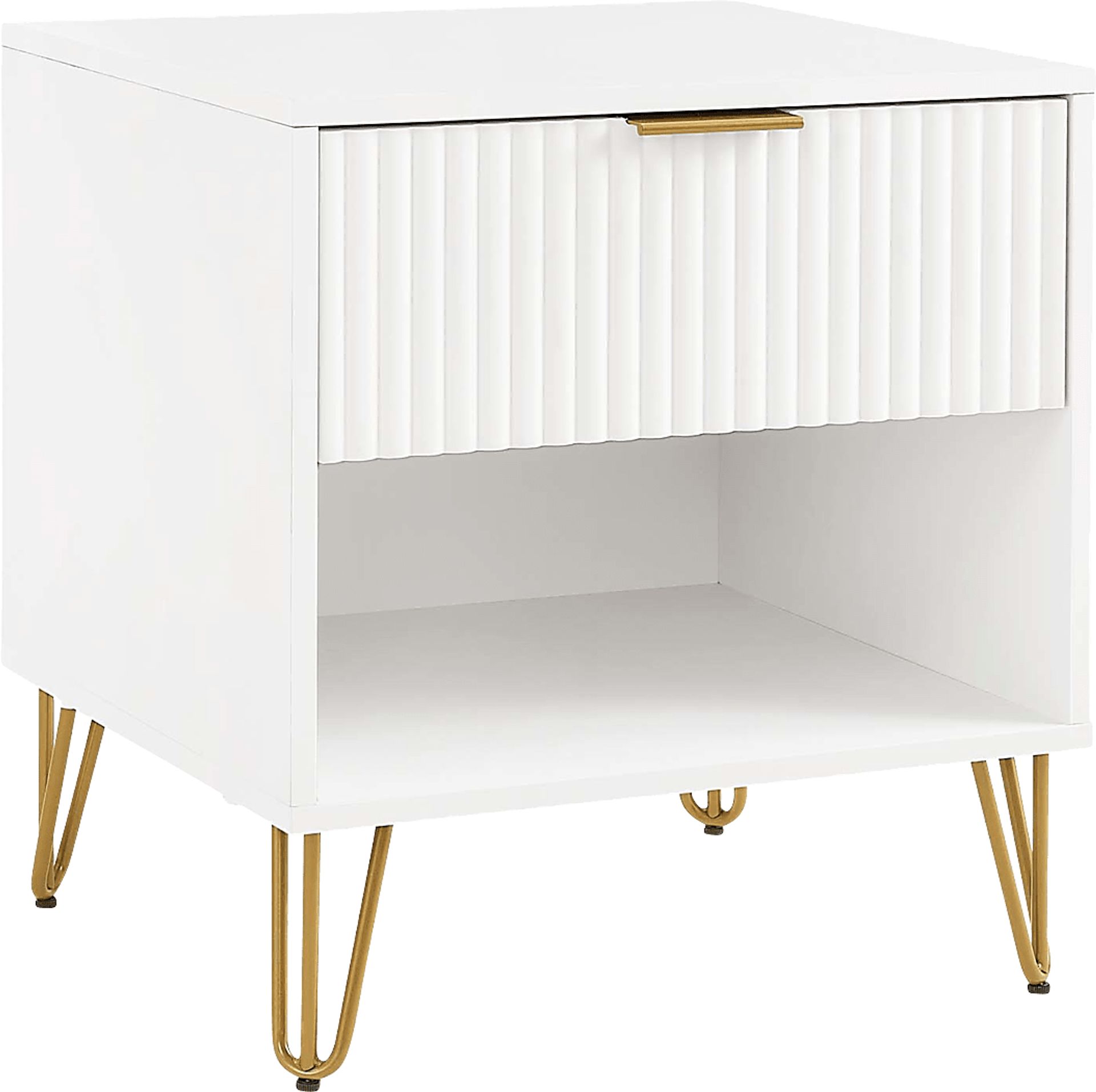 Kroc I White Nightstand - Image 7