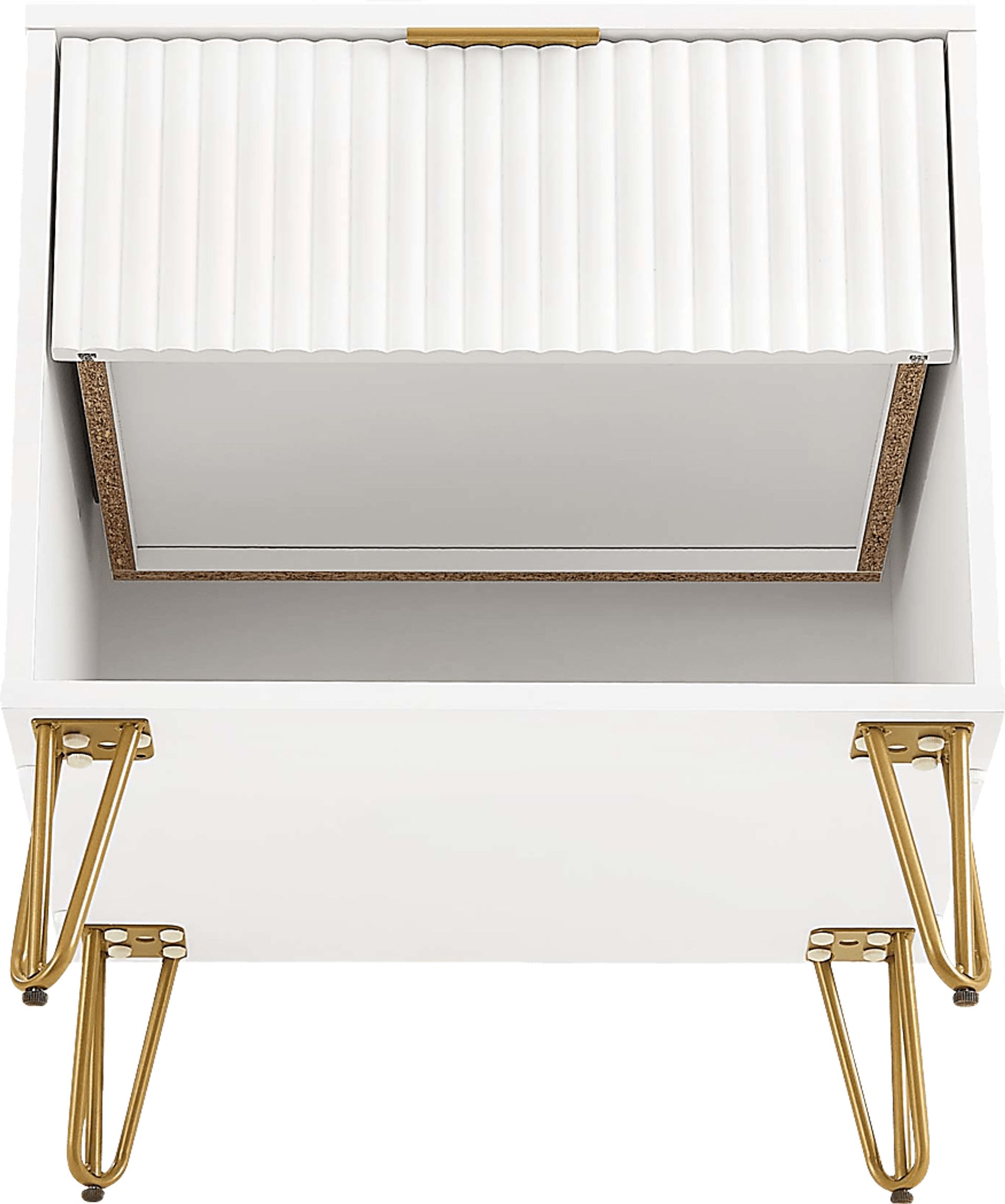 Kroc I White Nightstand - Image 9