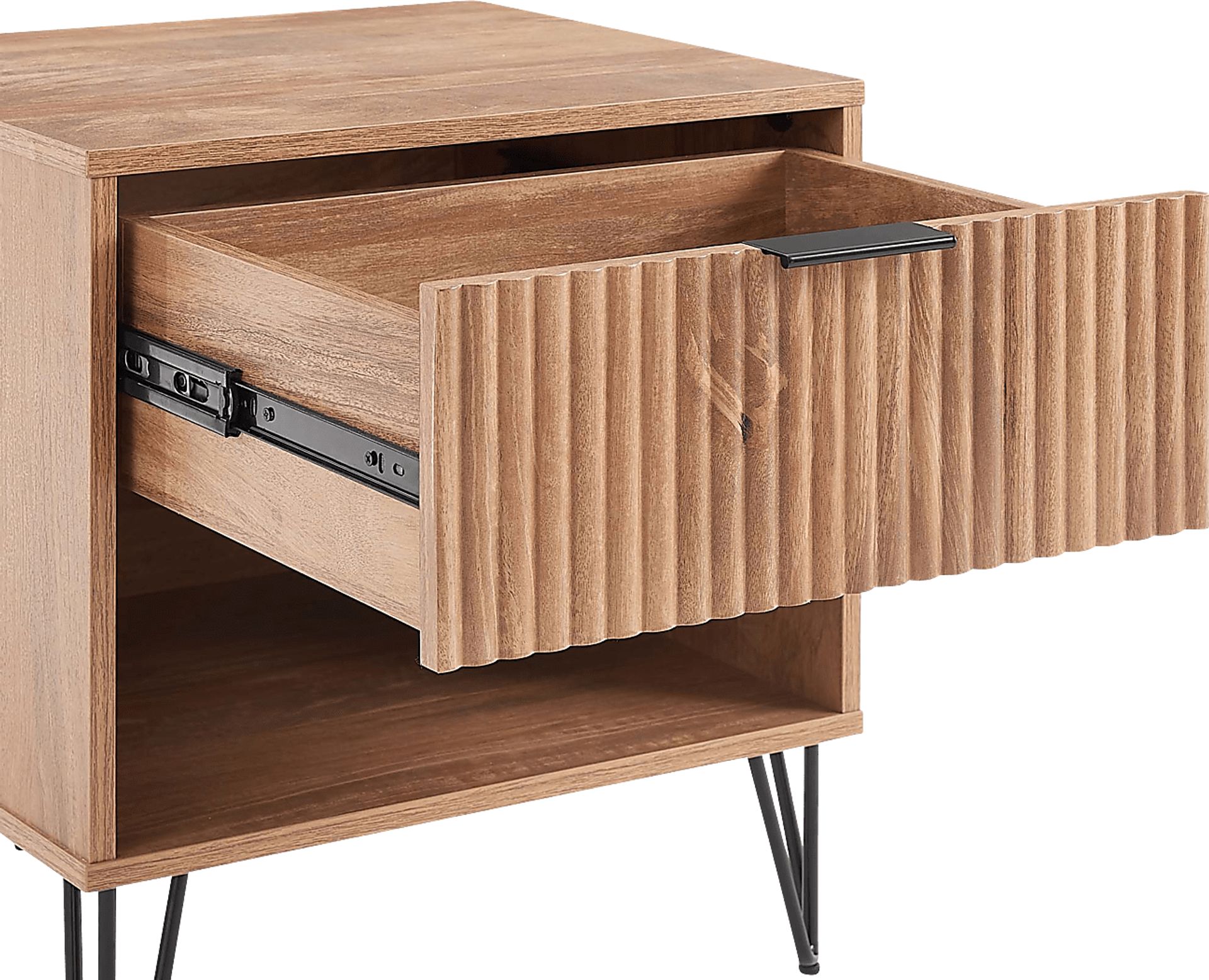 Kroc II Brown Nightstand - Image 3