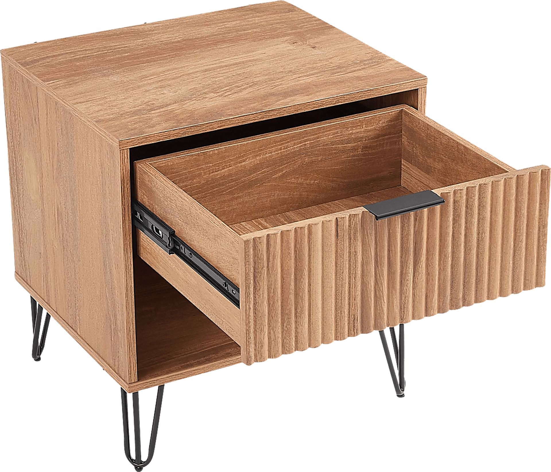 Kroc II Brown Nightstand - Image 5