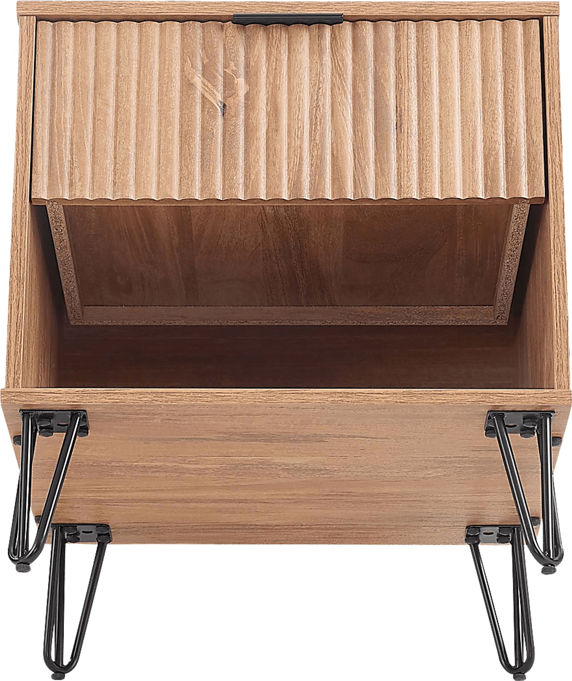 Kroc II Brown Nightstand - Image 9