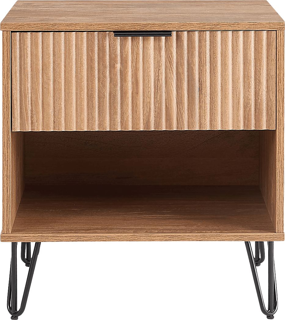 Kroc II Brown Nightstand