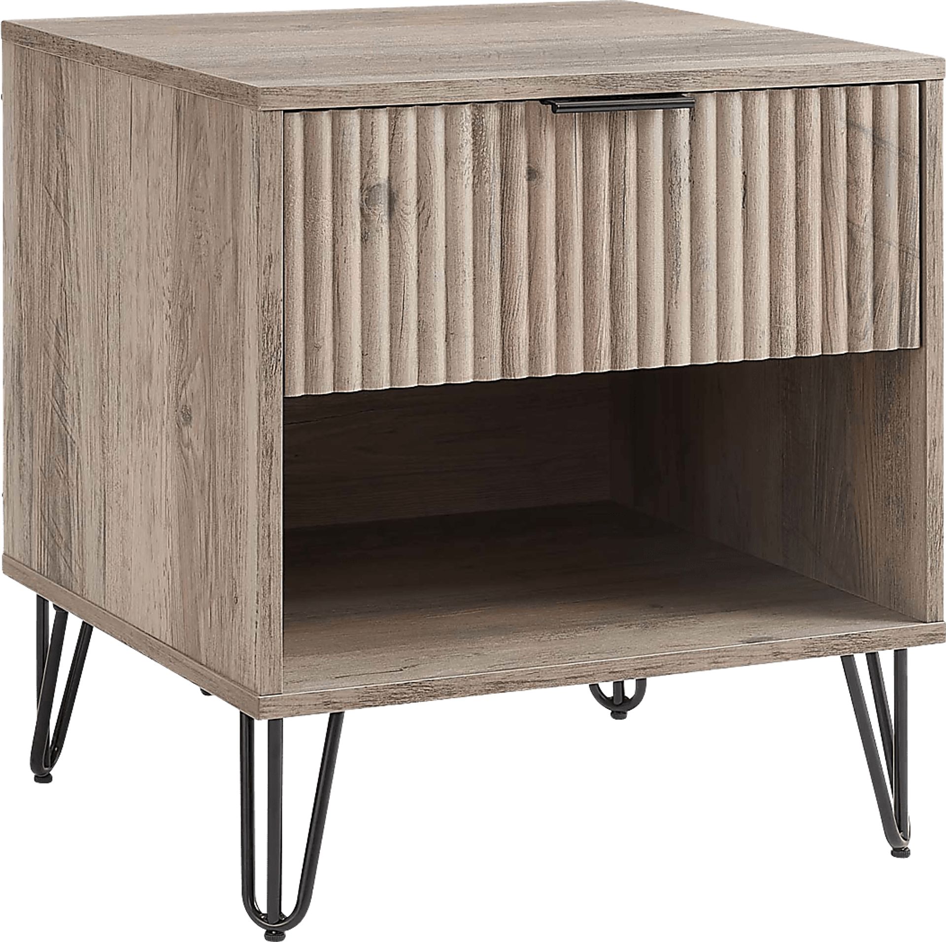 Kroc II Gray Nightstand - Image 7