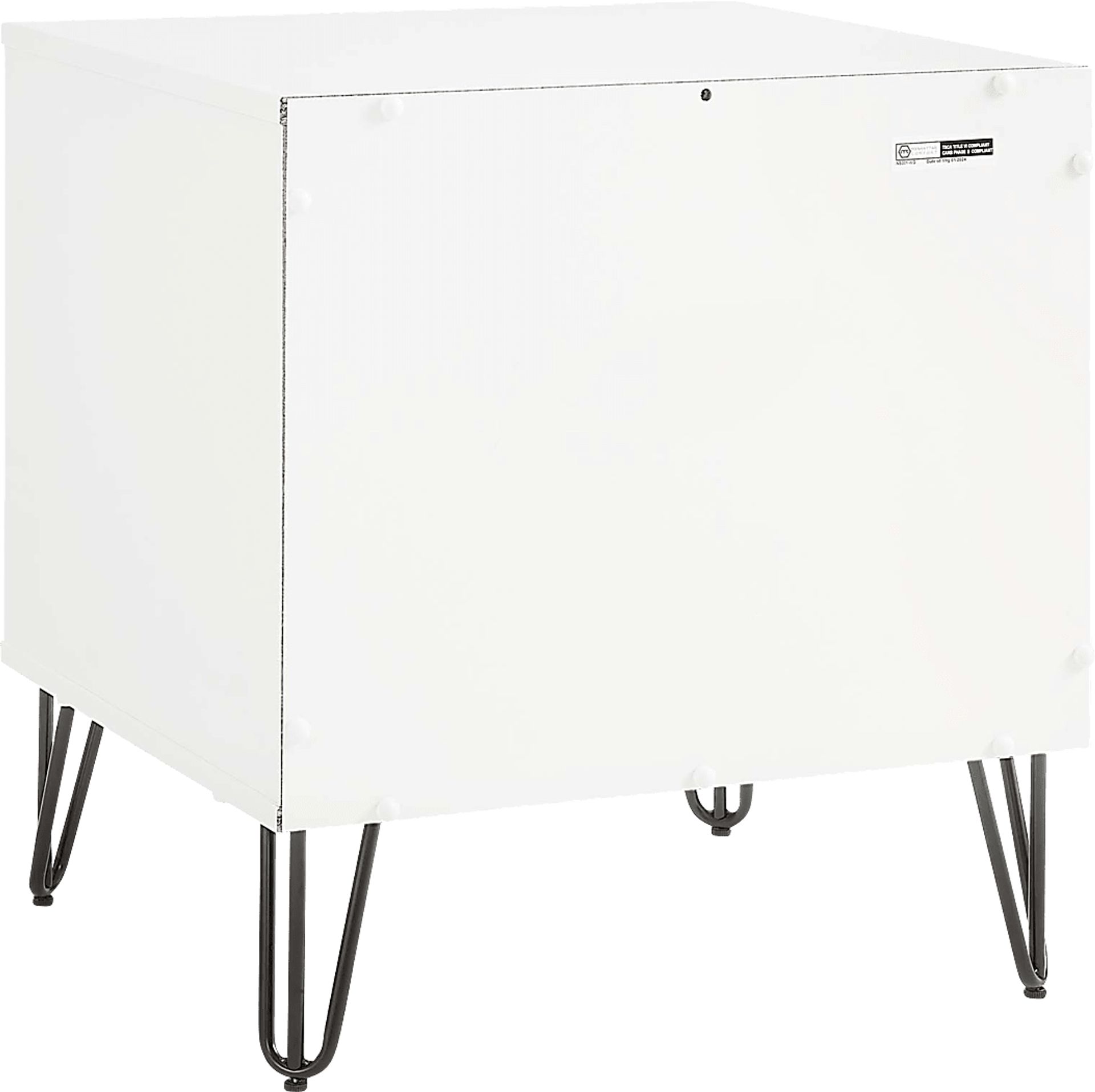Kroc II White Nightstand - Image 6