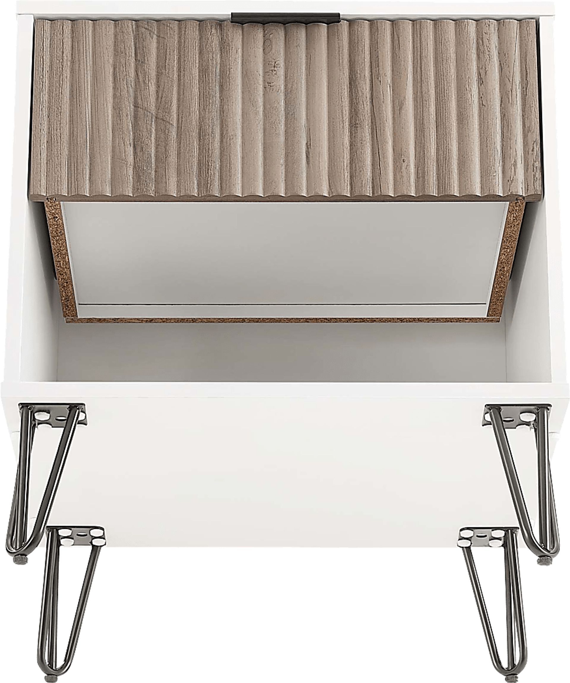 Kroc II White Nightstand - Image 9