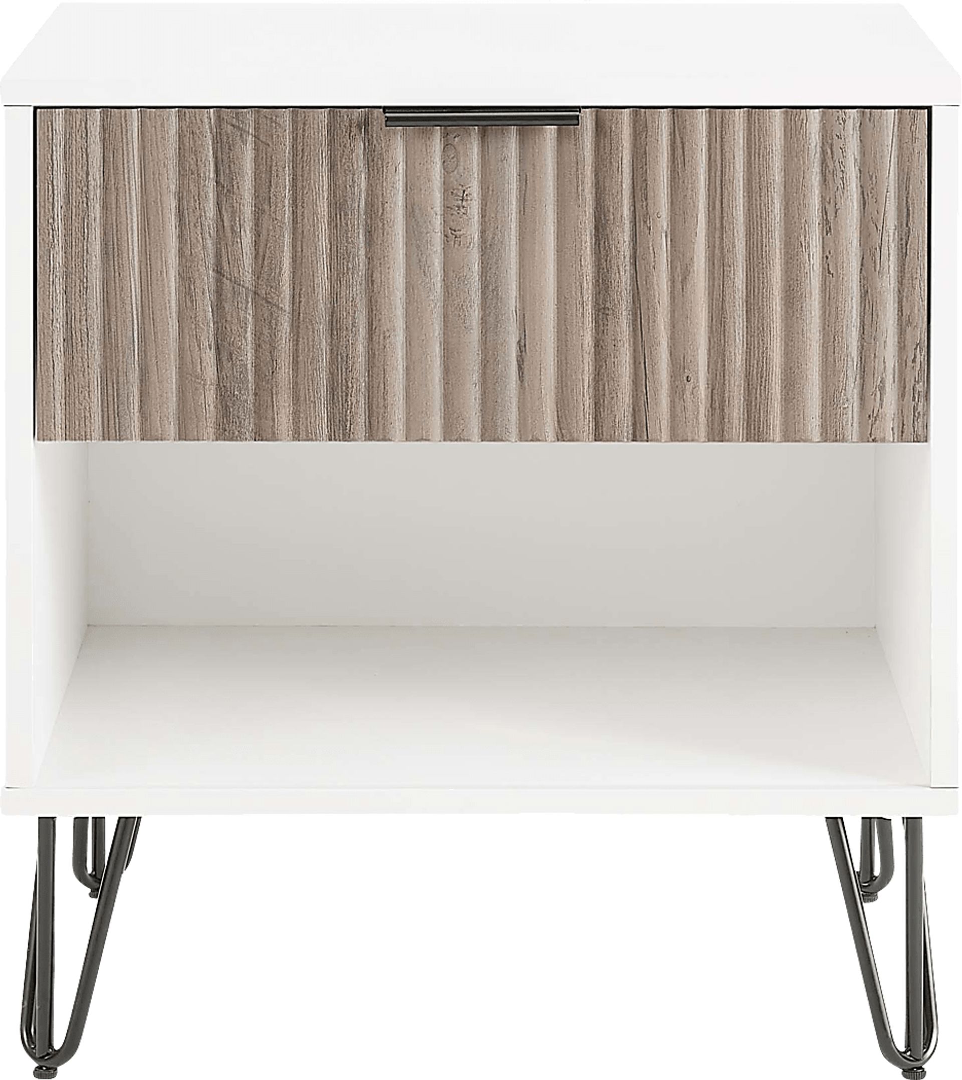 Kroc II White Nightstand - Image 1