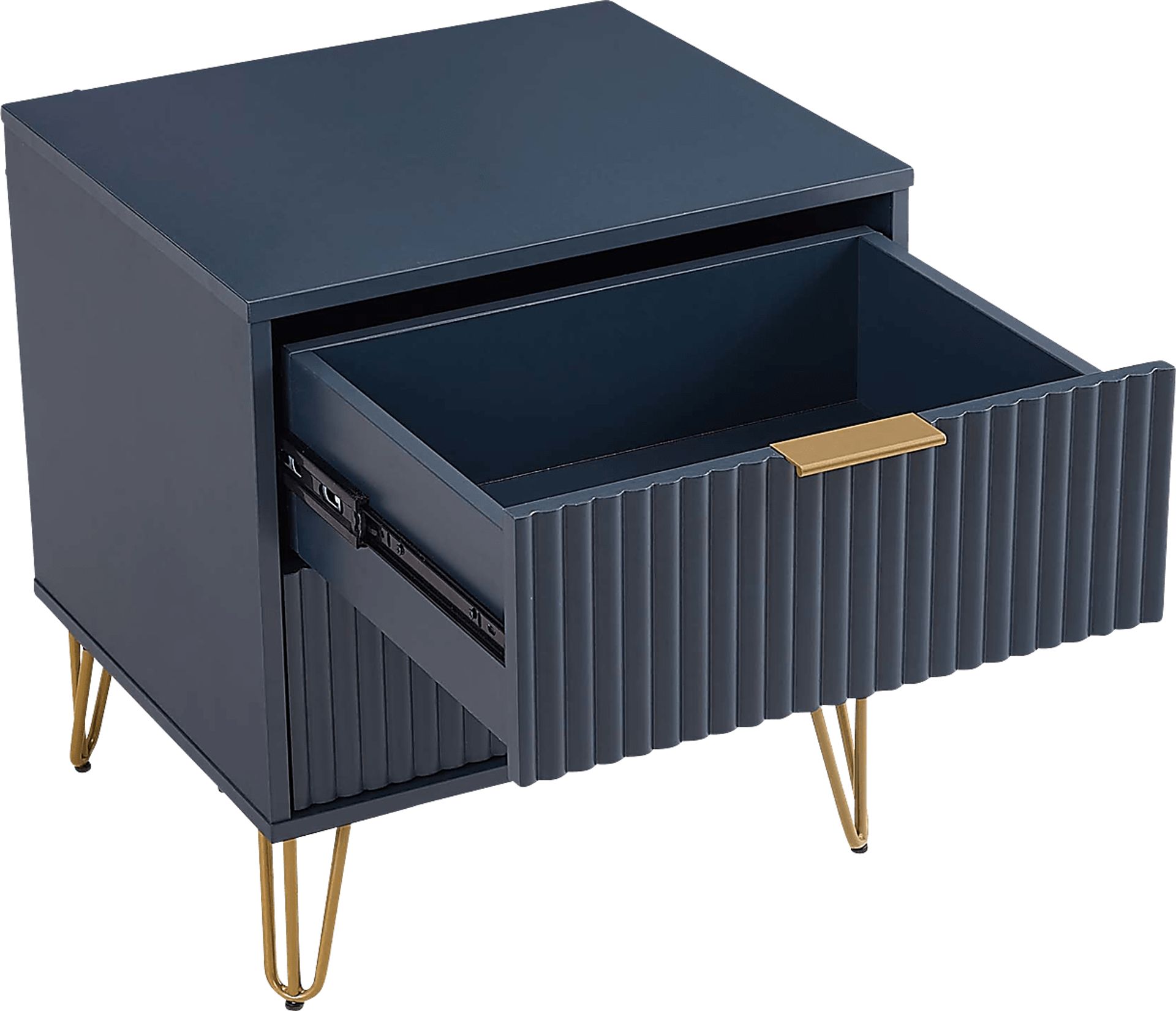 Kroc III Midnight Blue Nightstand - Image 5