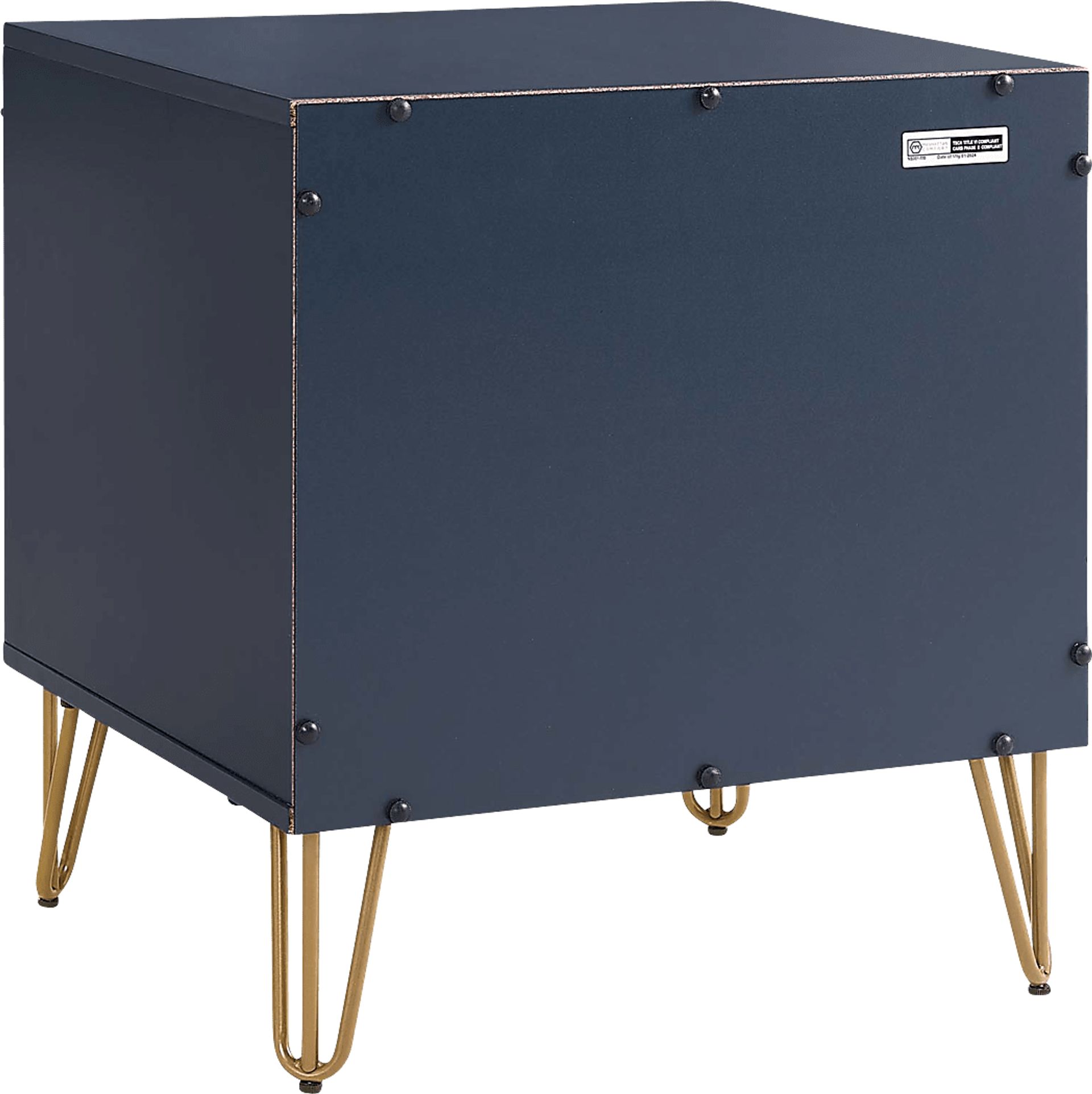 Kroc III Midnight Blue Nightstand - Image 6