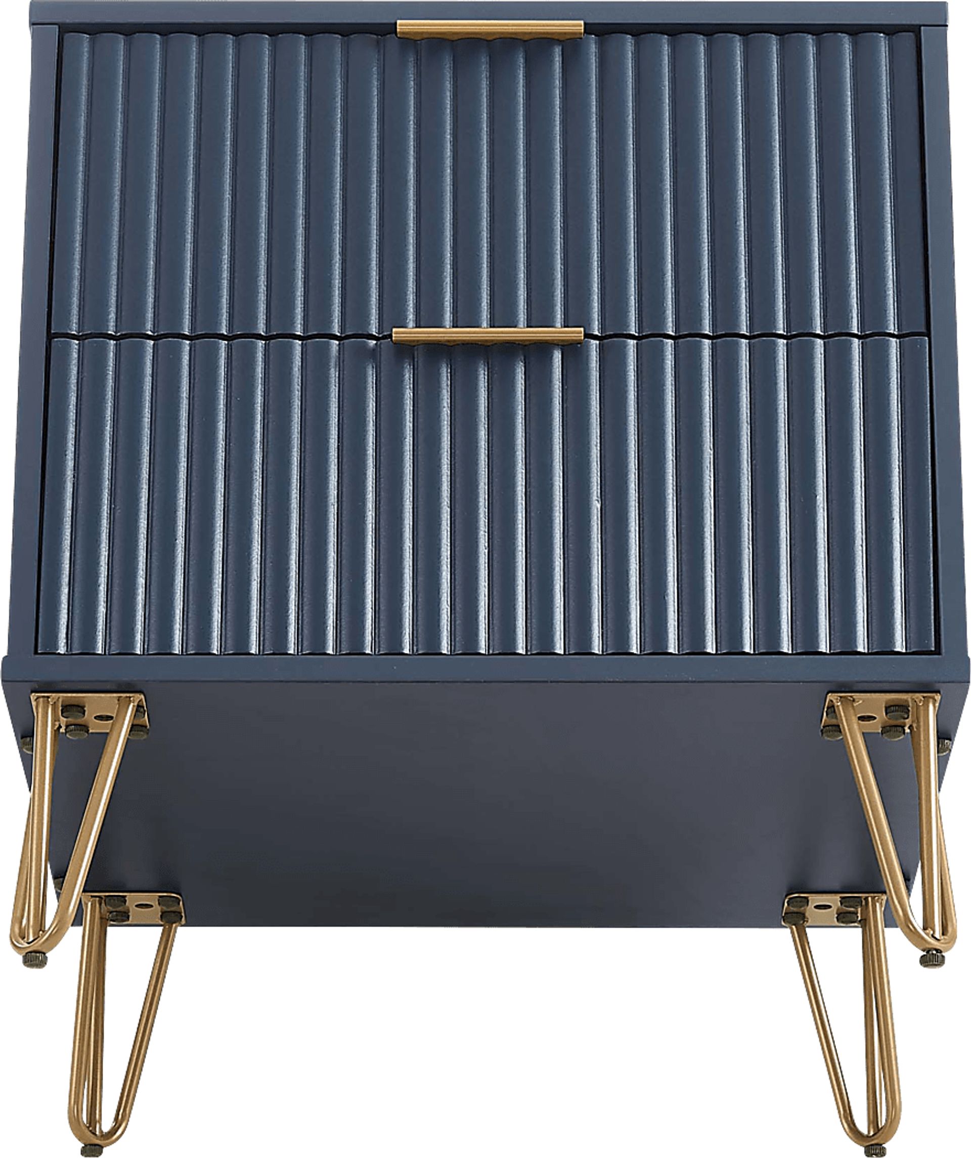 Kroc III Midnight Blue Nightstand - Image 9