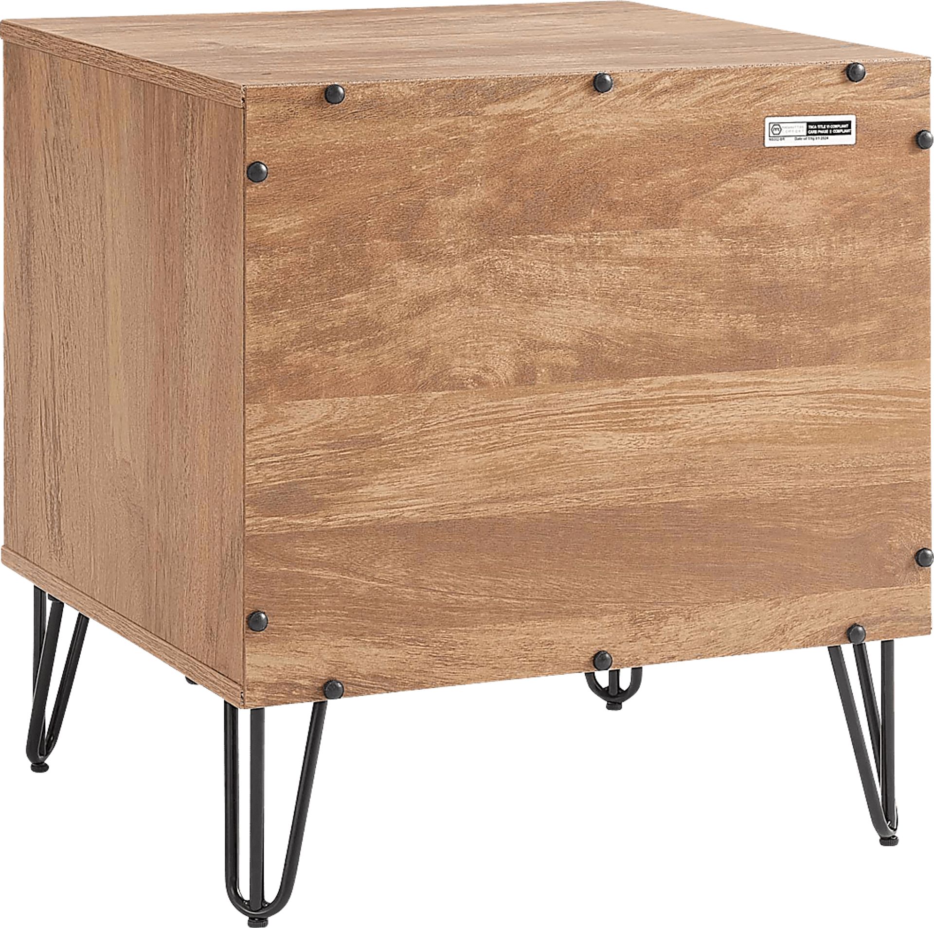 Kroc IV Brown Nightstand - Image 6